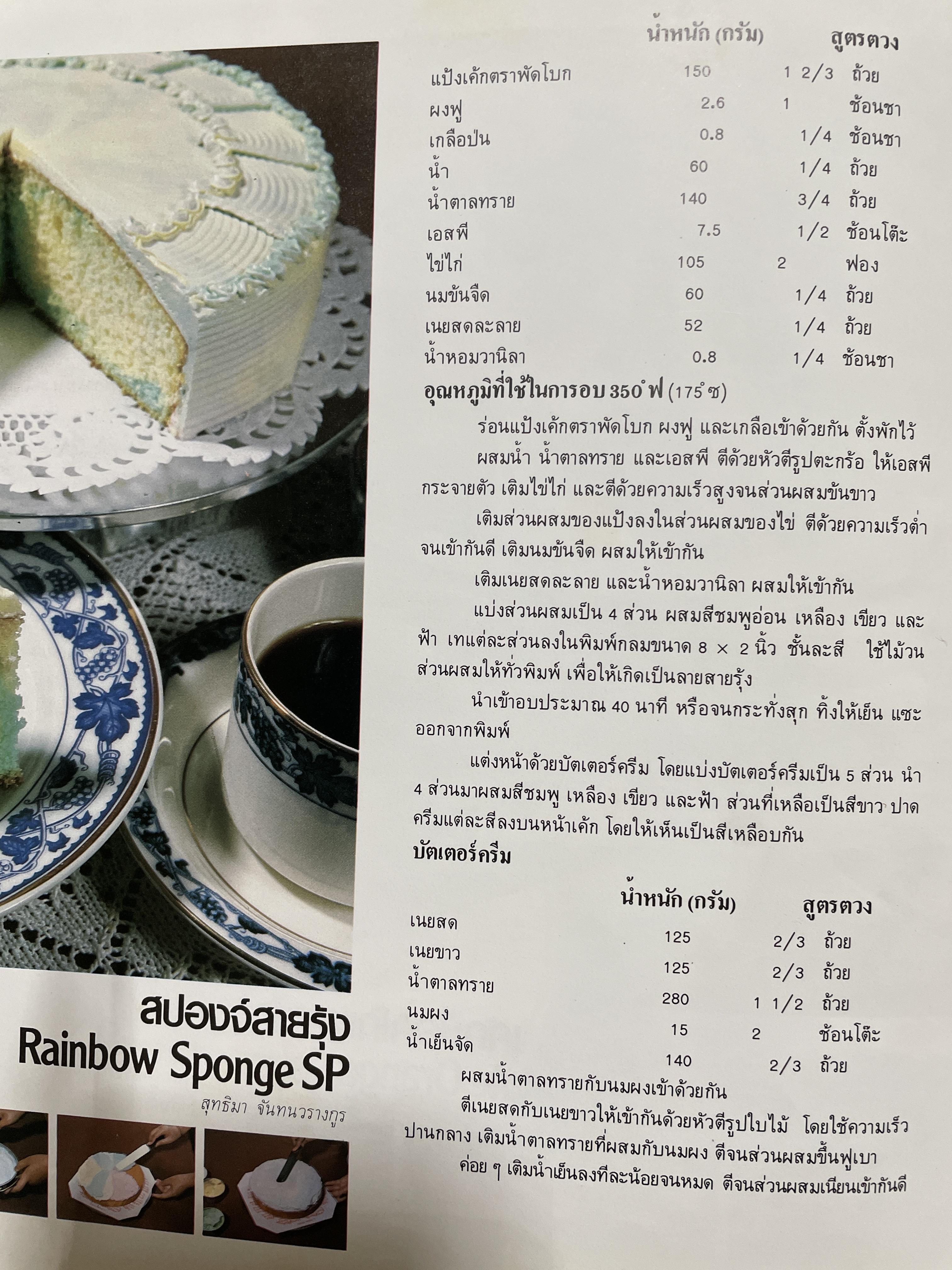 ตำราทำขนม จากแป้งสาลี เล่ม 3 จัดพิมพ์โดย UFM. BACKERY.ING. SCHOOL พิมพ์ครั้งแรก ปี 2525 3 กก.