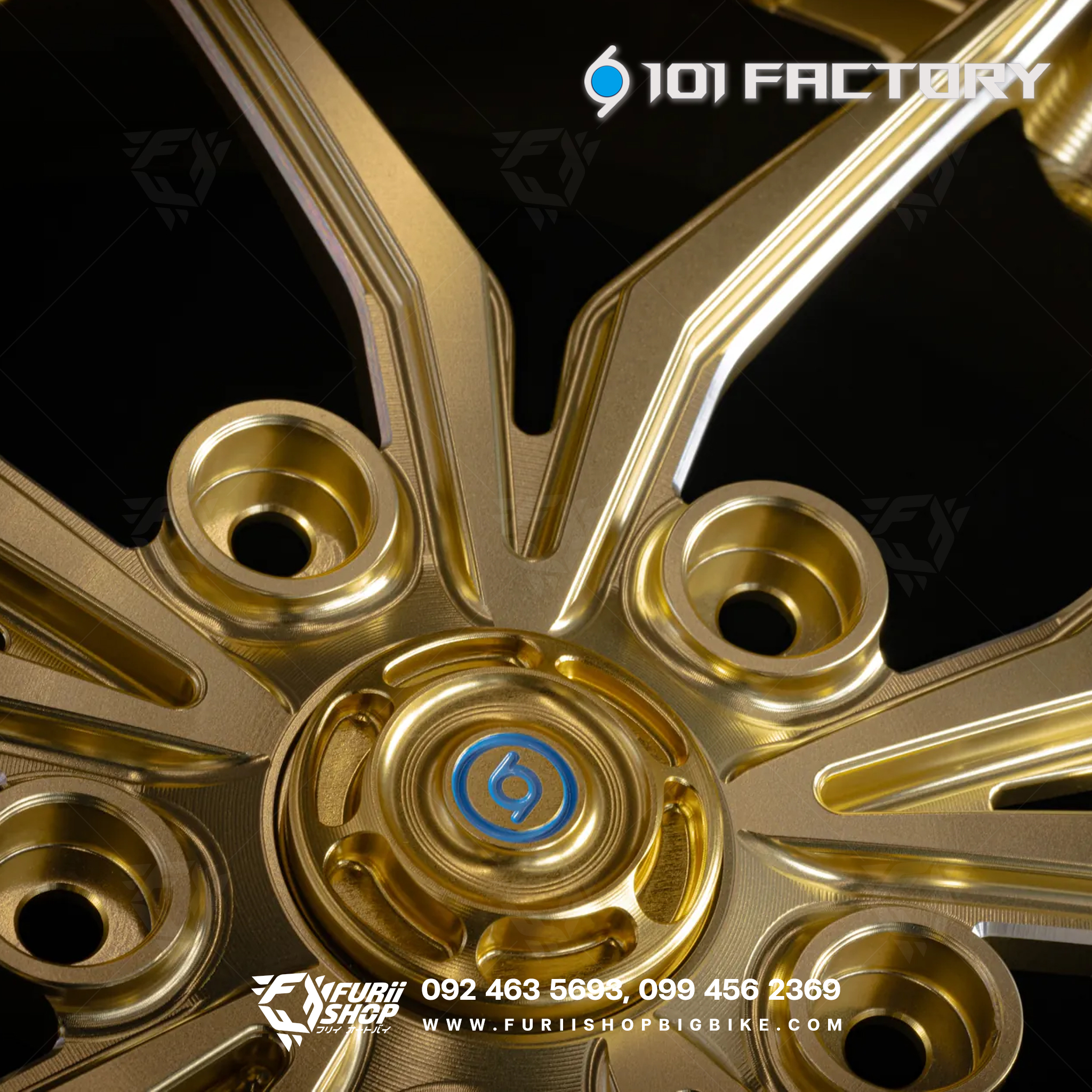 ล้อฟอร์จ 1O1 Factory - 12" Forged Wheel 2024 model : R.E.M. For Vespa