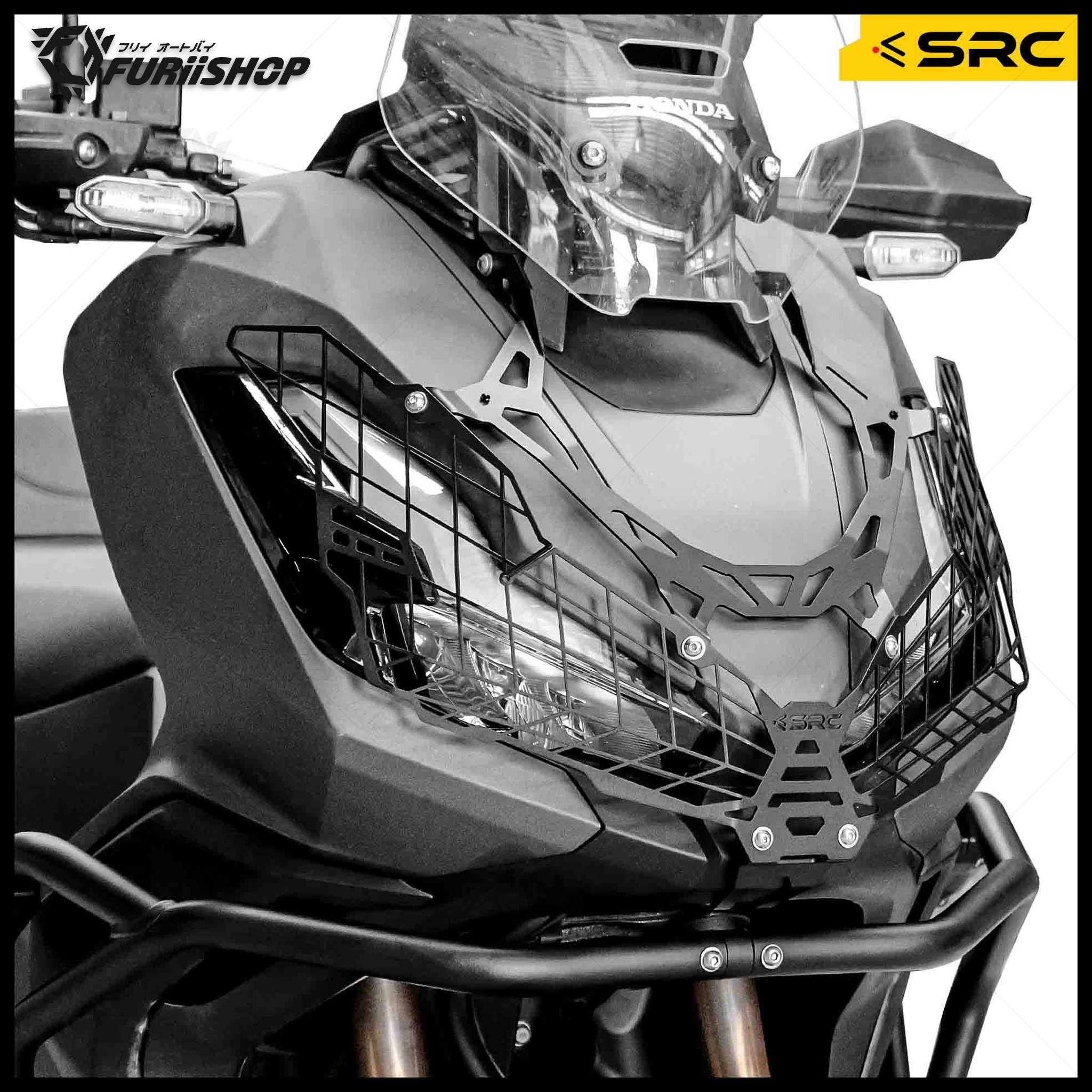 การ์ดไฟหน้าHEAD LIGHT GUARD SRC FOR HONDA ADV 350
