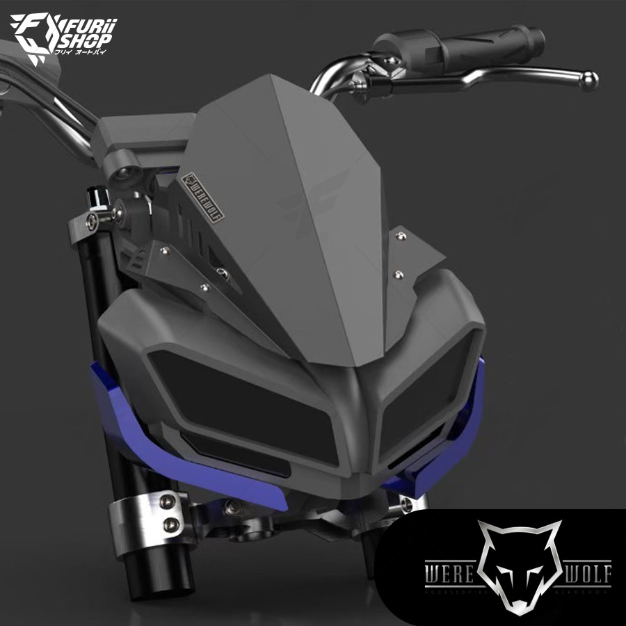 ชิลด์หน้า Were Wolf X-01 : for Yamaha MT09 2017-2020