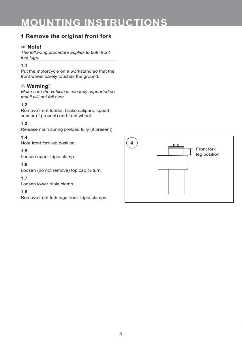 สปริงโช้คหน้า Ohlins FKA121 For Honda CRF300L (Europe/US) 2021-2023
