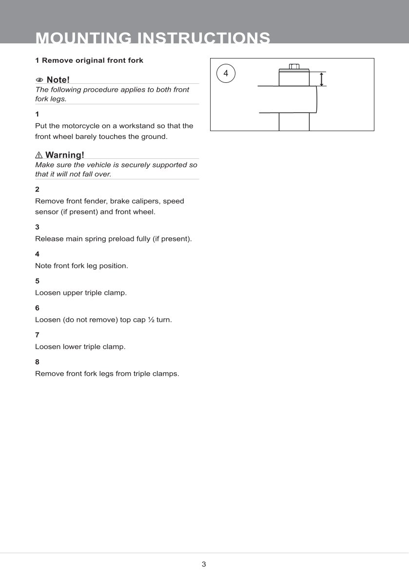สปริงโช้คหน้า Ohlins FGK241 For Honda CBR1000RR-R 2020-2023