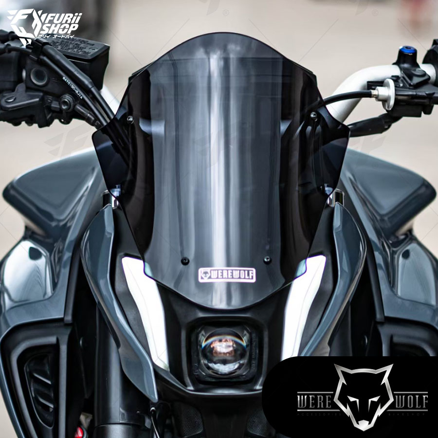 ชิลด์หน้า Were Wolf G-02 Smoke M531 : for Yamaha MT07 2018-2022