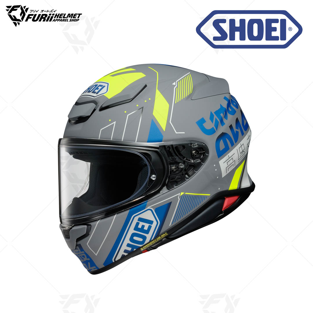 หมวกกันน็อค Shoei : NXR2 ACCOLADE TC-10 GREY/BLUE