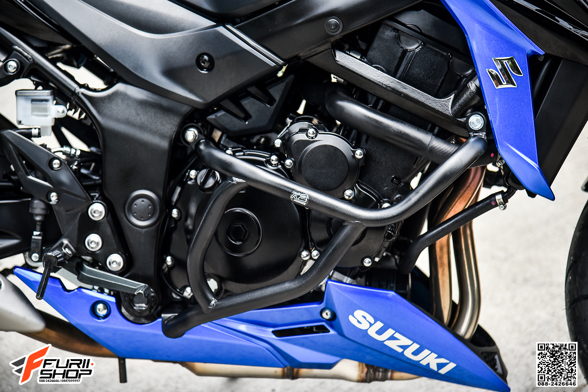 แคชบาร์ K2 FACTORY FOR SUZUKI GSX-S750