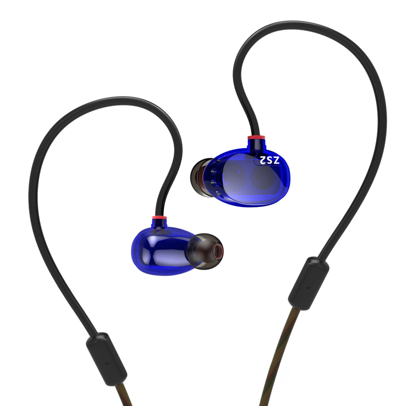 ขาย หูฟังอินเอียร์ KZ ZS2 หูฟังแบบ 2Driver รุ่นล่าสุด เพิ่มSubwoofer ให้เบสหนักขึ้น