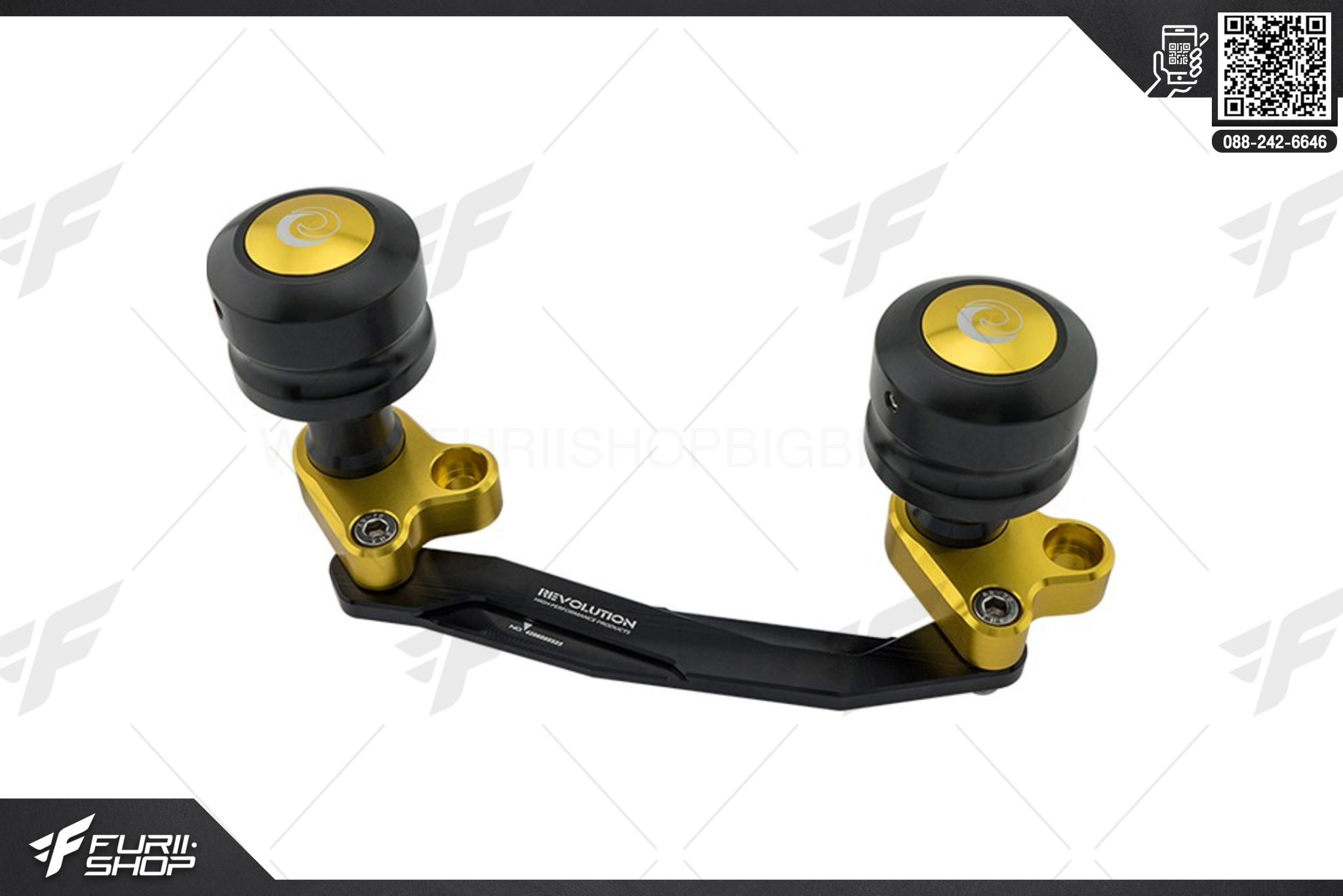 ชุดกันล้มข้างท่อไอเสีย Revolution For Honda Forza350 2020 ท่อแต่ง ท่อสูตร ท่อบิ๊กไบค์ ท่อBigbike ท่อไอเสีย