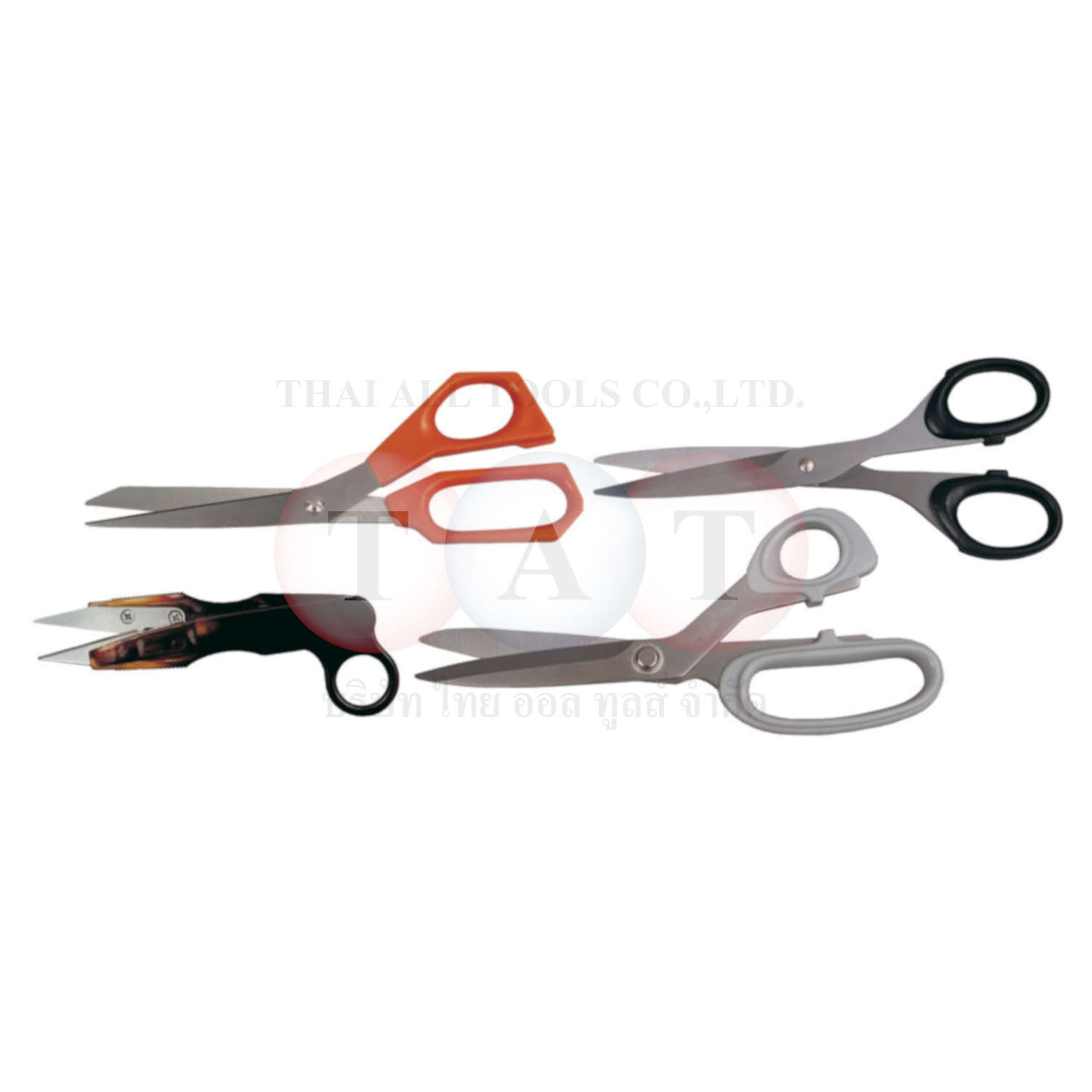 Kennedy.5"/6.3/4"/7"/9.1/2" SCISSORS SET