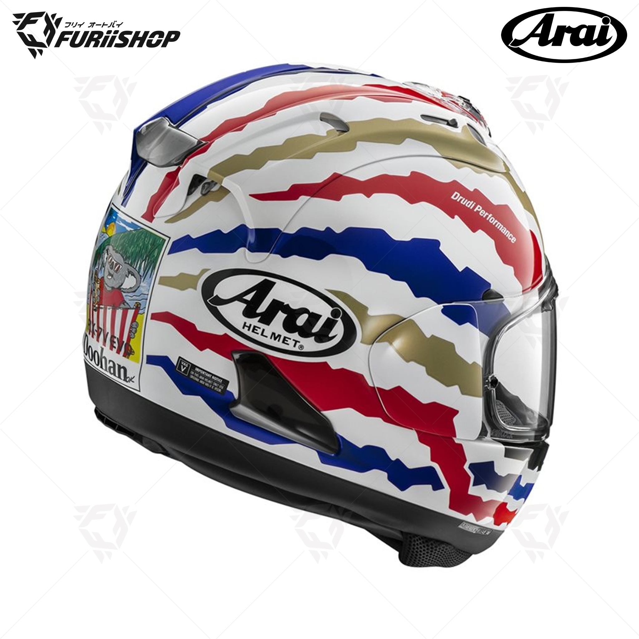 หมวกกันน็อคเต็มใบ Arai :RX-7V EVO Doohan Restyle