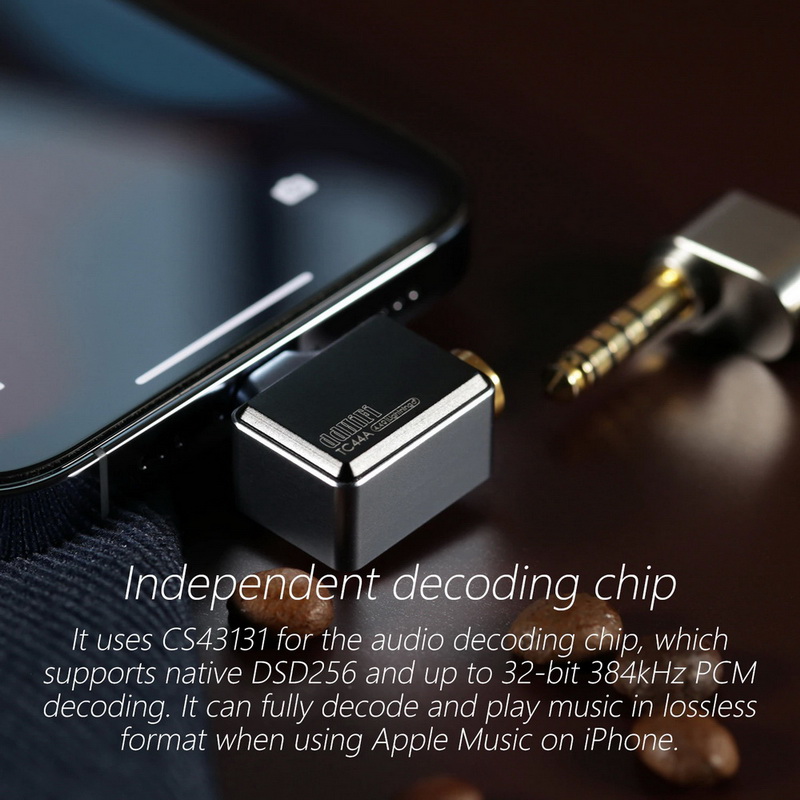 ขาย DD TC44A แจ็คแปลง TypeC / Lightning ให้รองรับหูฟัง 4.4mm Balanced