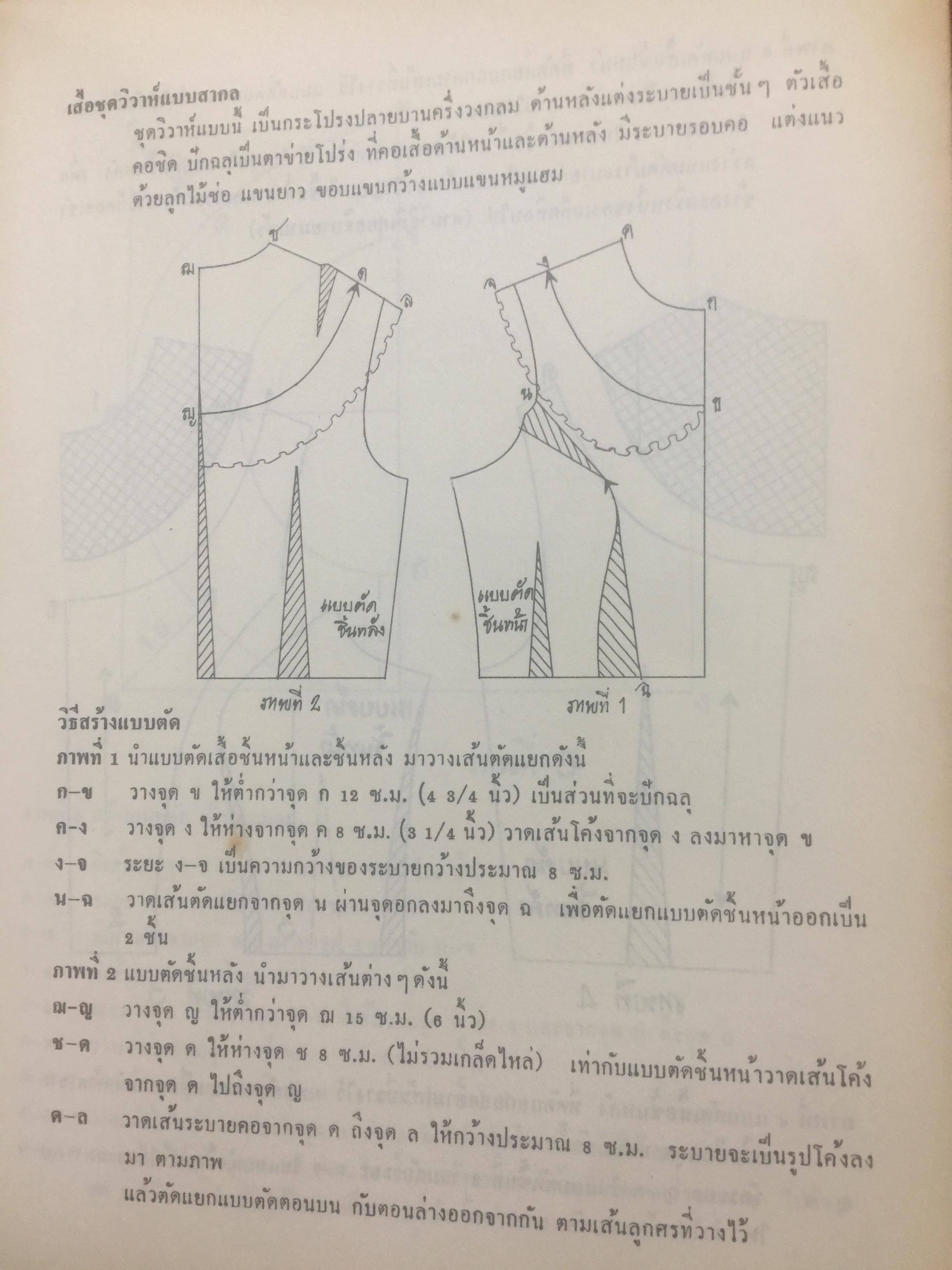 ตำราเรียนตัดเสื้อสตรี ฉบับมาตราฐานสากล เรียบเรียงโดย อาจารย์ เจียรพรรณ โสภโณและคณะ แห่งโรงเรียนสอนตัดเสื้อ เจียรพรรณ 0 กก.