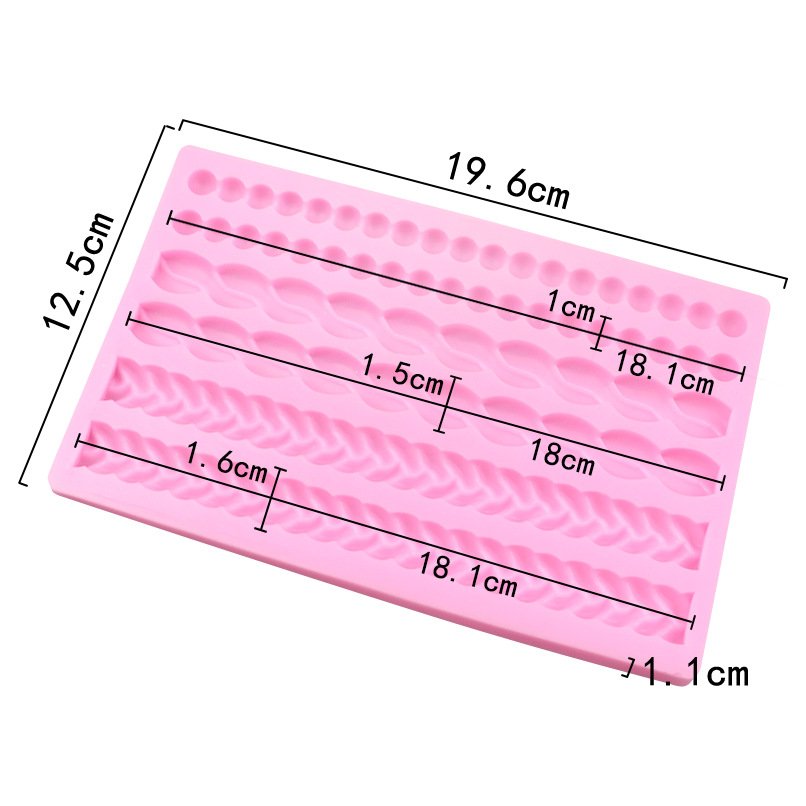พิมพ์ฟองดอง พิพม์ซิลิโคน แบบเส้นเกลี่ยว