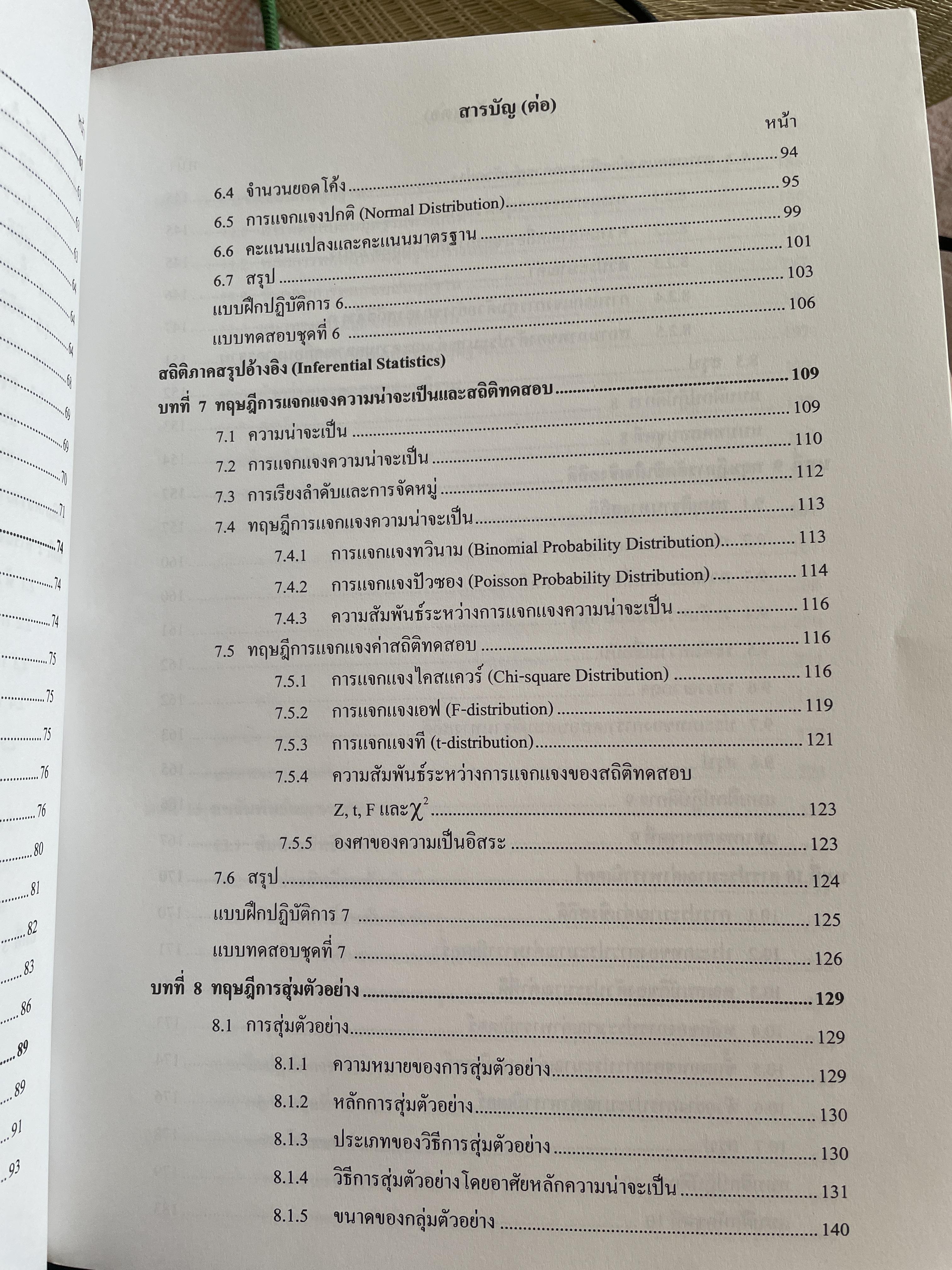 สถิตืประยุกต์ สำหรับการวิจัย (APPLIED STATISTICS FOR BEHAVIORAL RESEARCH) ผู้เขียน รองศาสตราจารย์ ดร.ศิริชัย กาญจนวาลี พิมพ์ครั้งที่ 4 2,500 กรัม