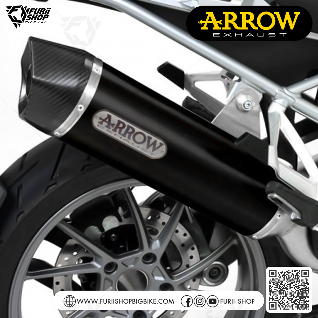 ท่อ arrow Dark-Carbon for BMW R1200GS 13-18'