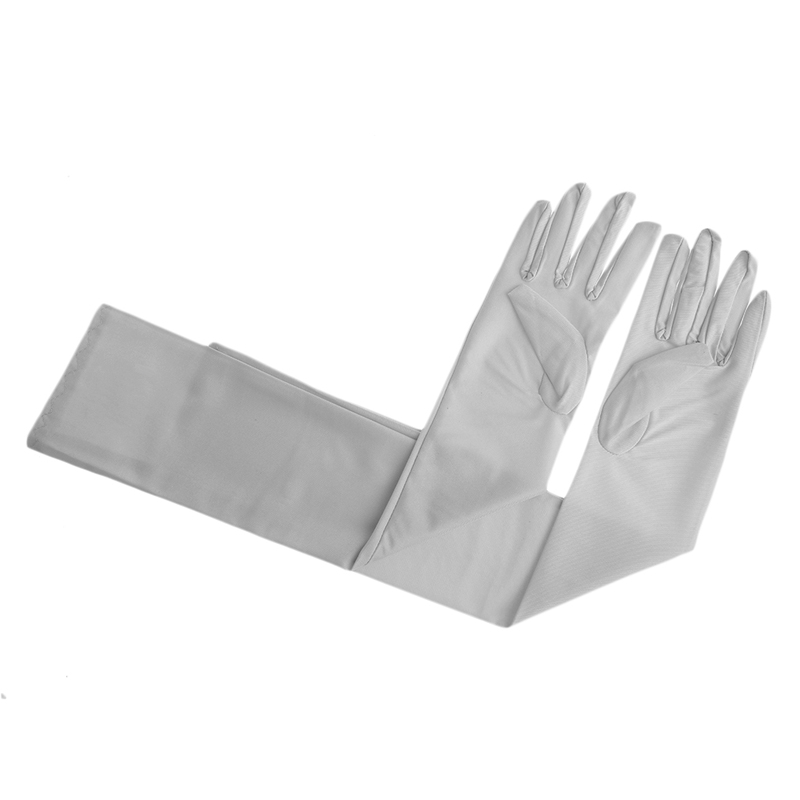 ถุงมือออกงาน แบบยาว 21 นิ้ว ถุงมือเจ้าสาว แนวโอเปร่า (opera glove)