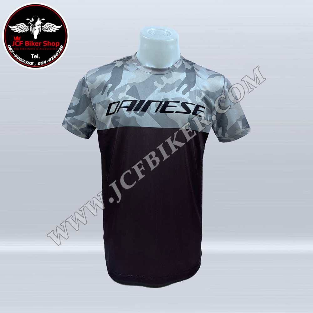 เสื้อยืดแขนสั้น ลายพรางเทา JT-558 เนื้อผ้าโพลีเอสเตอร์สแปนเด็กซ์ นุ่มลื่นแห้งไว ซับเหงื่อ สวมใส่สบาย