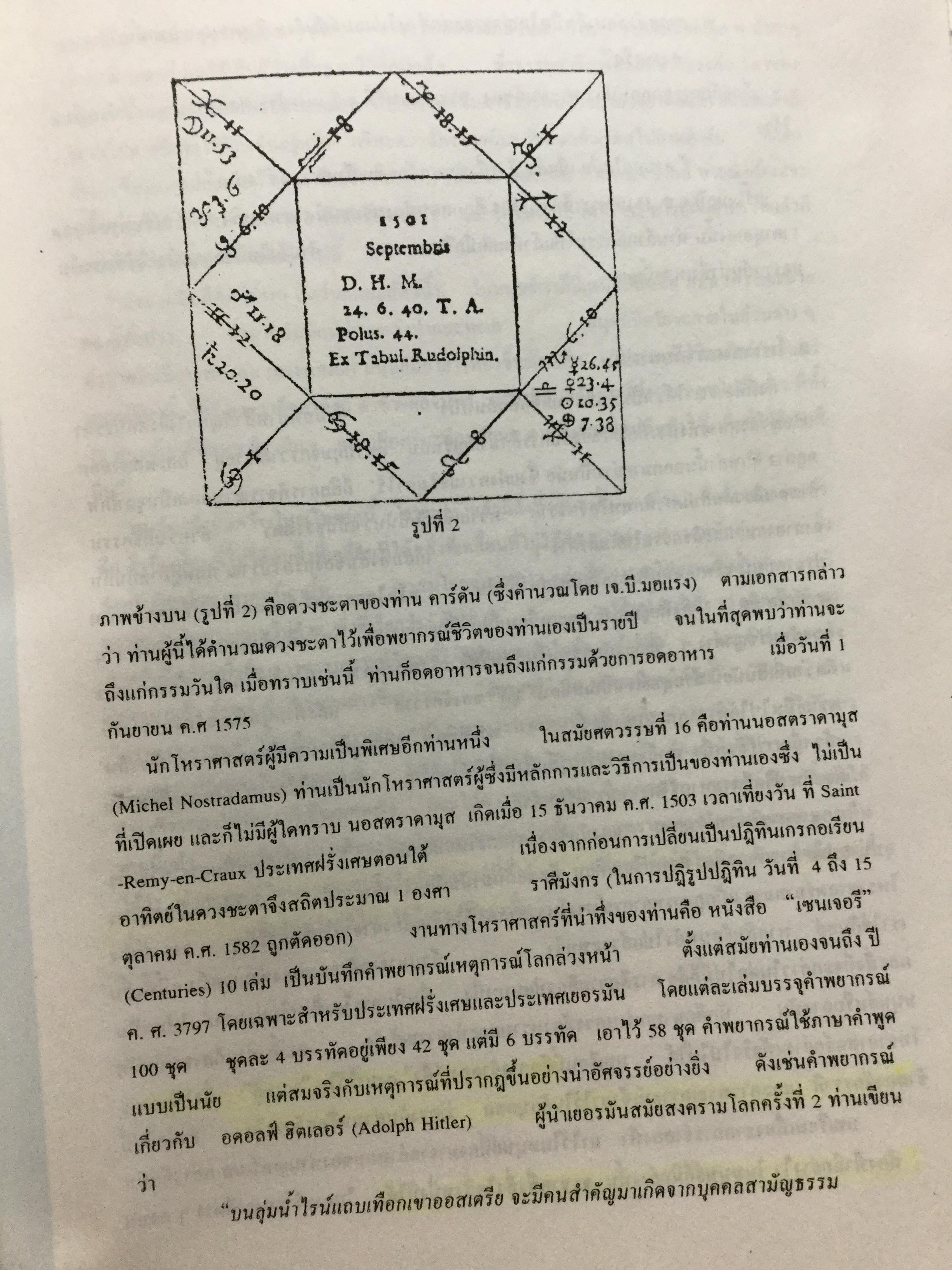 คัมภีร์สูตรเรือนชะตา. ของ แฮรมันน์ เลเฟรด์ท ตามแนวทางของ อัลเฟรด วิคเตอ นำออกเผยแพร่ในรูปแบบที่สมบูรณ์เป็นครั้งแรก ในประเทศไทย และประกอบเทคนการพยกรณ์ โดยงานของ พลตรี ประยูร พลอารีย์. ผู้ก่อตั้งโรงเรียนโหราศาสตร์กรุงเทพ 0 กก.