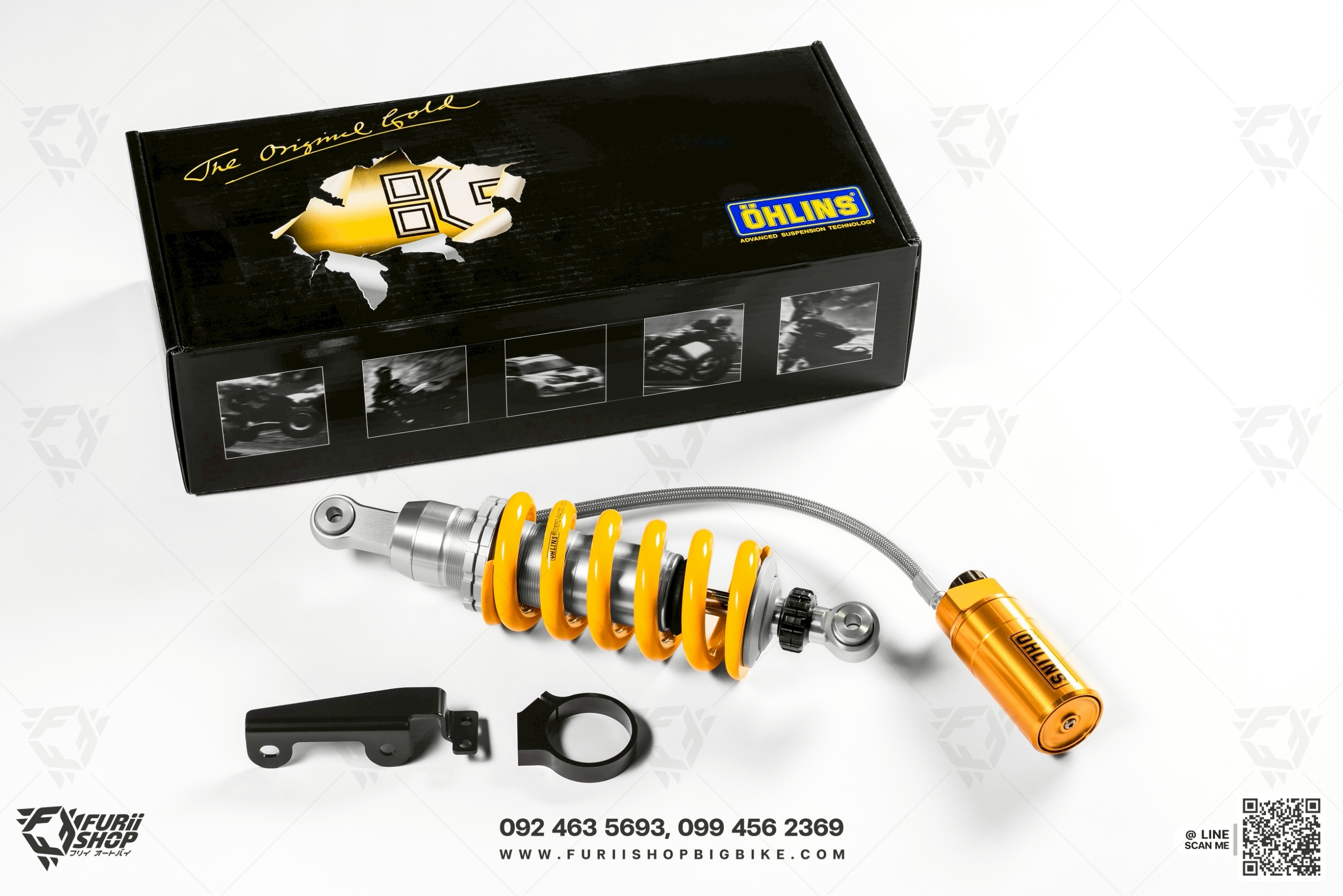โช๊คหลังแต่ง Ohlins HO 450 For HONDA CB/CBR 650R ปี 2024