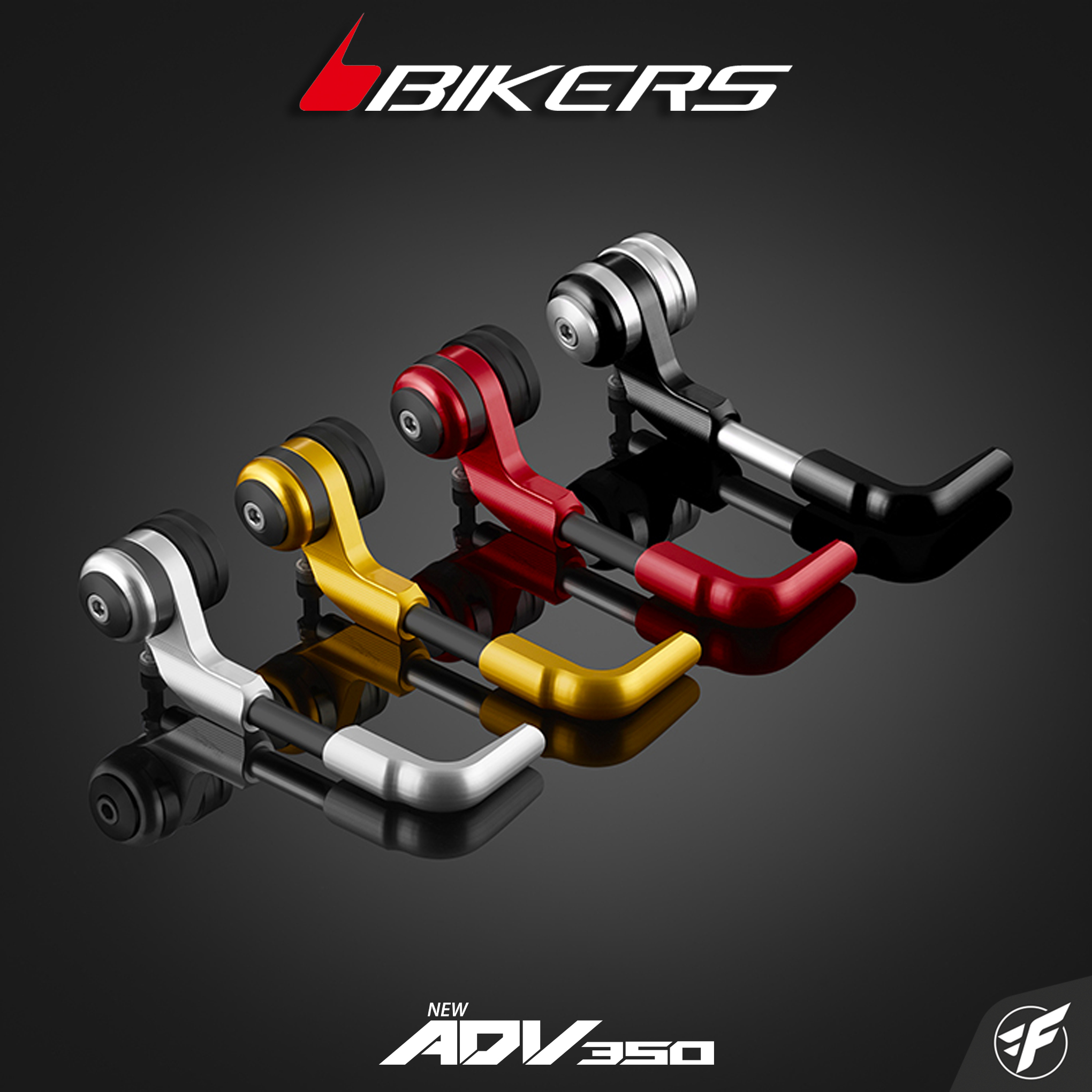 โปรการ์ดแฮนด์ปรับระดับ (สำหรับแฮนด์เดิม) Bikers for Honda ADV350