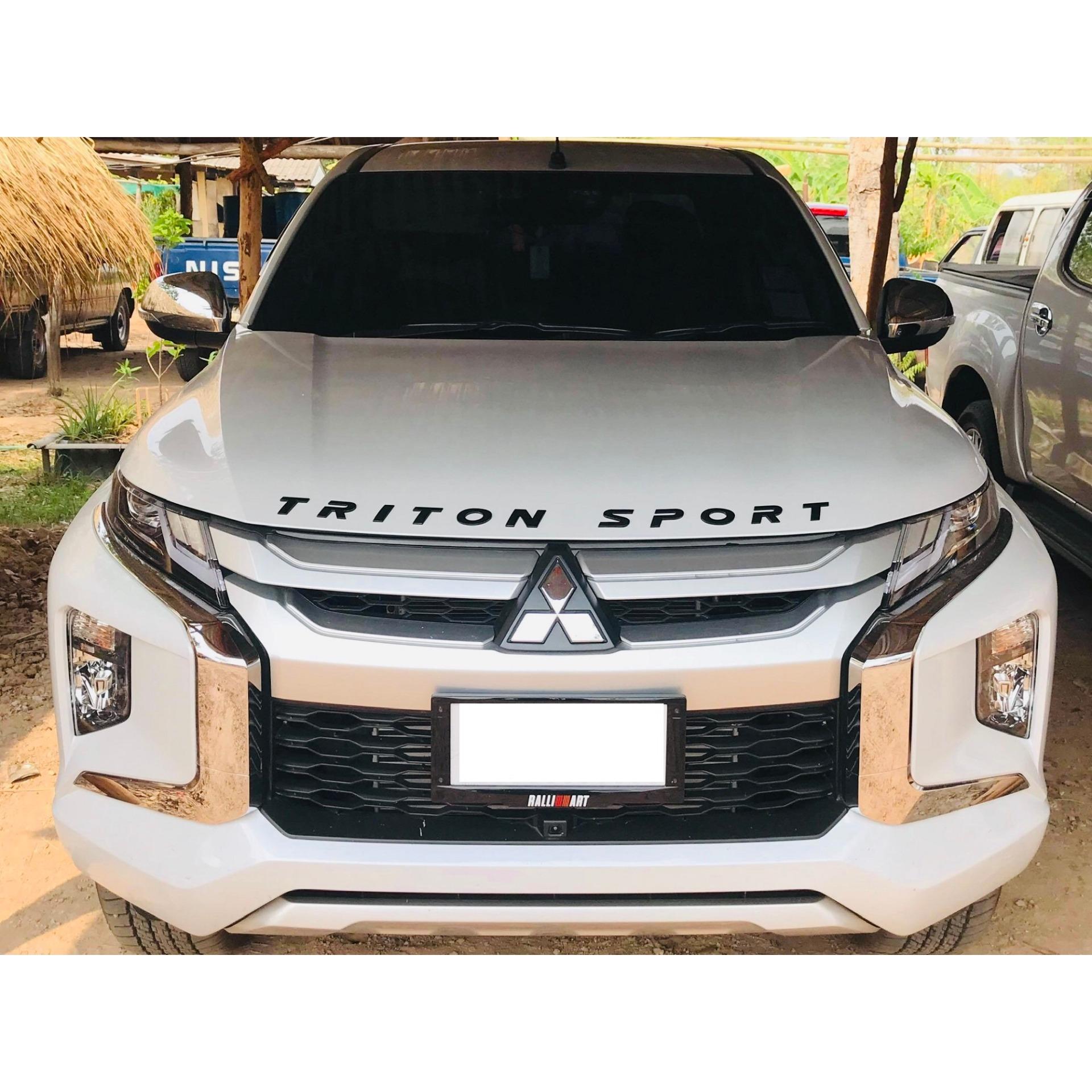 ตัวหนังสือ Triton Sport 3มิติ ตัวนูนฝากระโปรง(สีดำ)