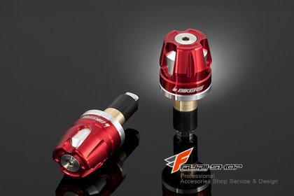 ปลายแฮนด์สำหรับแฮนด์ไบเกอร์ Handle Bar Caps use with BIKERS Handle Bar สีแดง