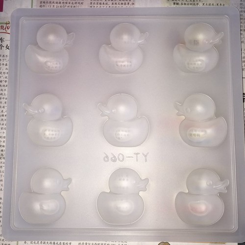 พิมพ์วุ้น พิมพ์เป็ดพลาสติก พิมพ์วุ้นเป็ด 5 เซน/.พลาสติกแข็ง