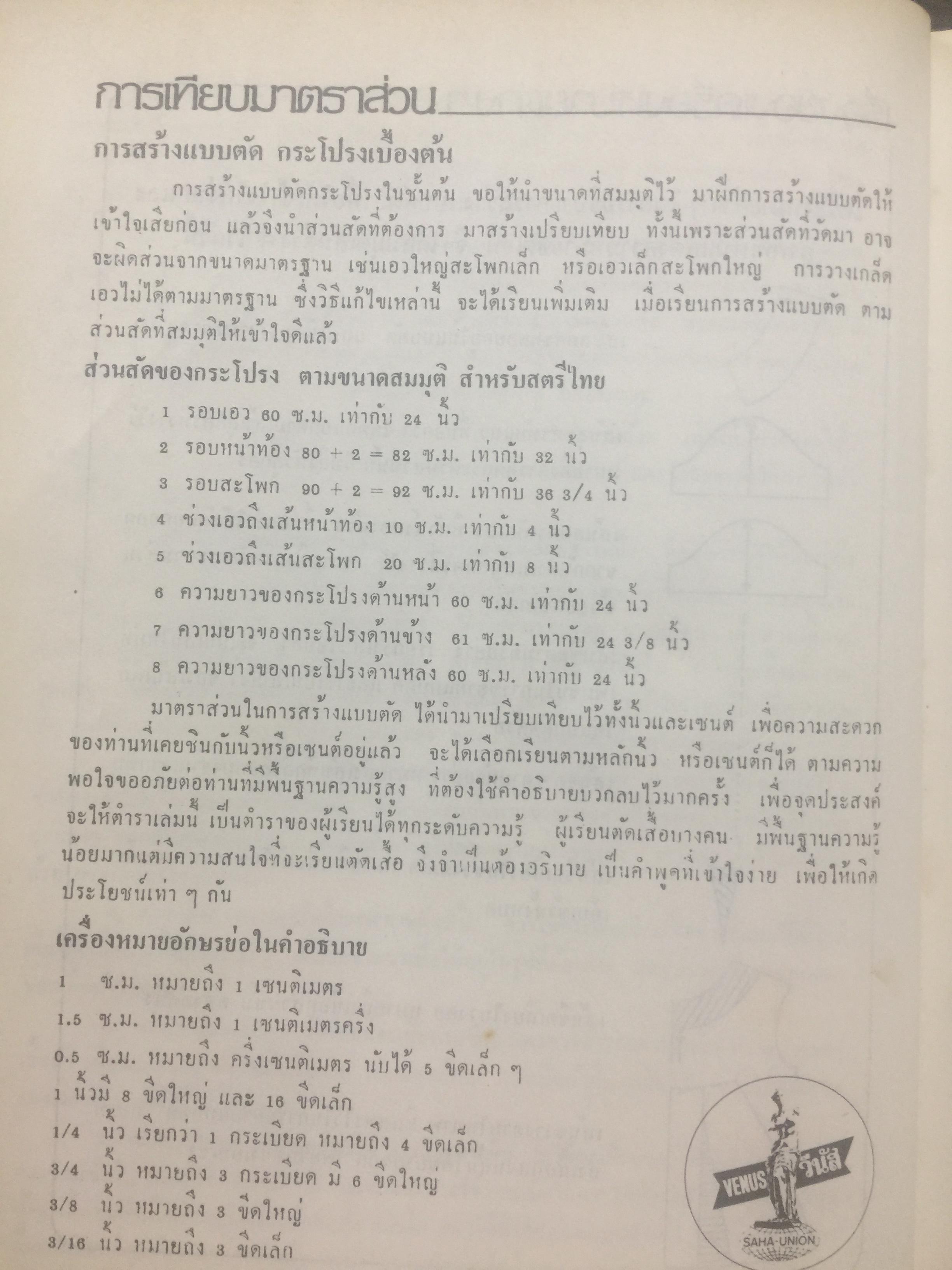 ตำราเรียนตัดเสื้อสตรี ฉบับมาตราฐานสากล เรียบเรียงโดย อาจารย์ เจียรพรรณ โสภโณและคณะ แห่งโรงเรียนสอนตัดเสื้อ เจียรพรรณ 0 กก.