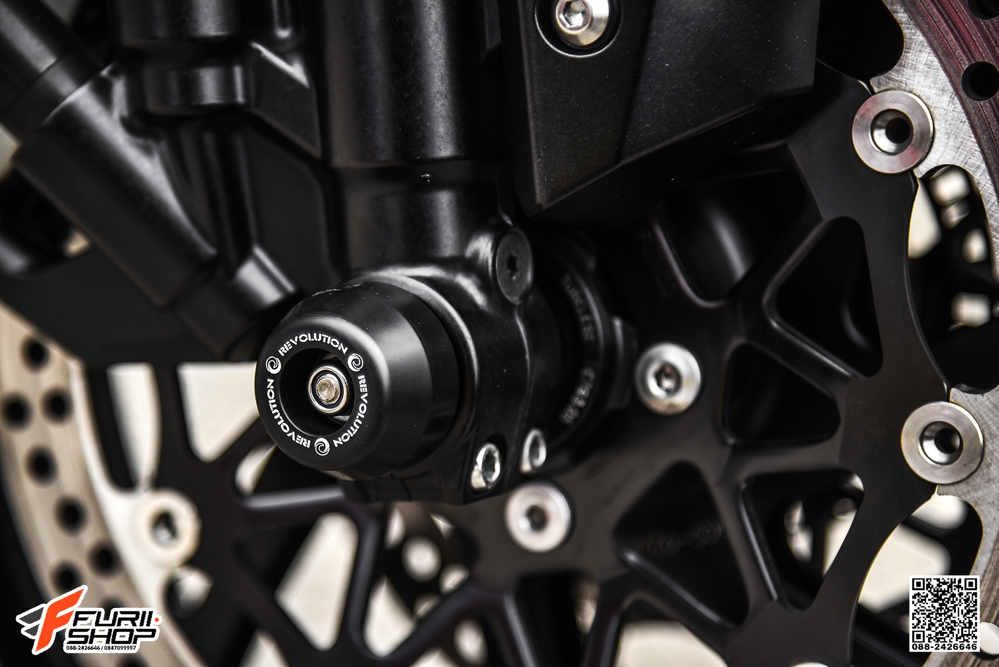 กันล้มล้อหน้า REVOLUTION FOR KAWASAKI ZX10R