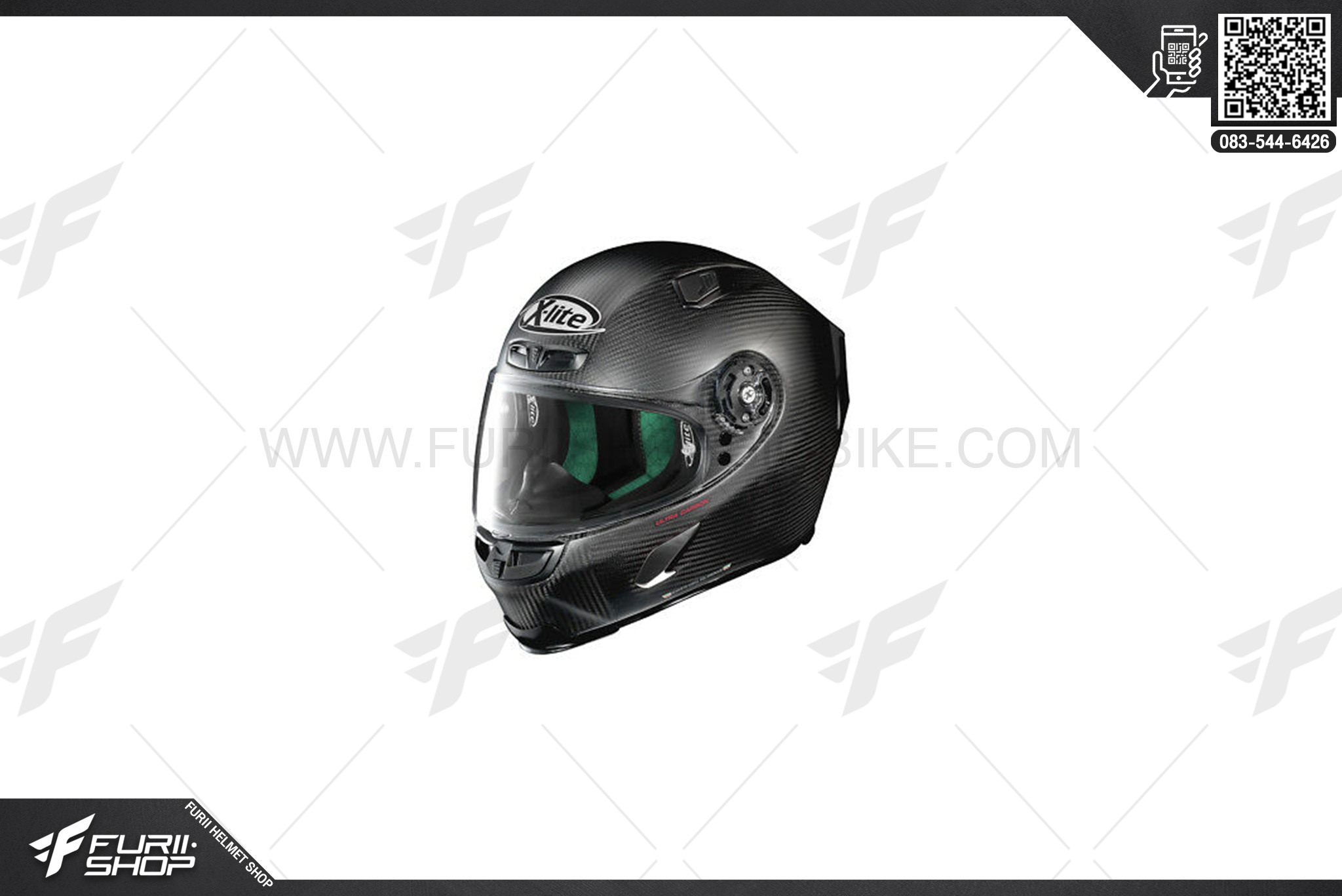 หมวกกันน็อค X-LITE X-803 UT Flat Carbon (2)