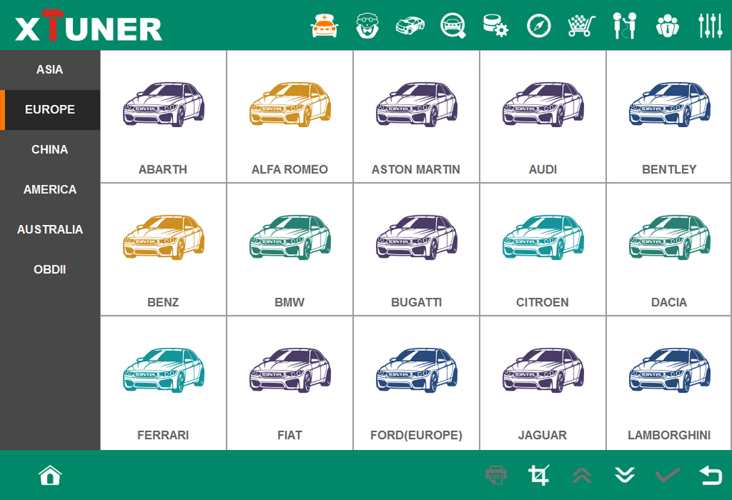 XTUNER E3 WiFi Full System Cars (ราคาไม่รวมคอมพิวเตอร์)