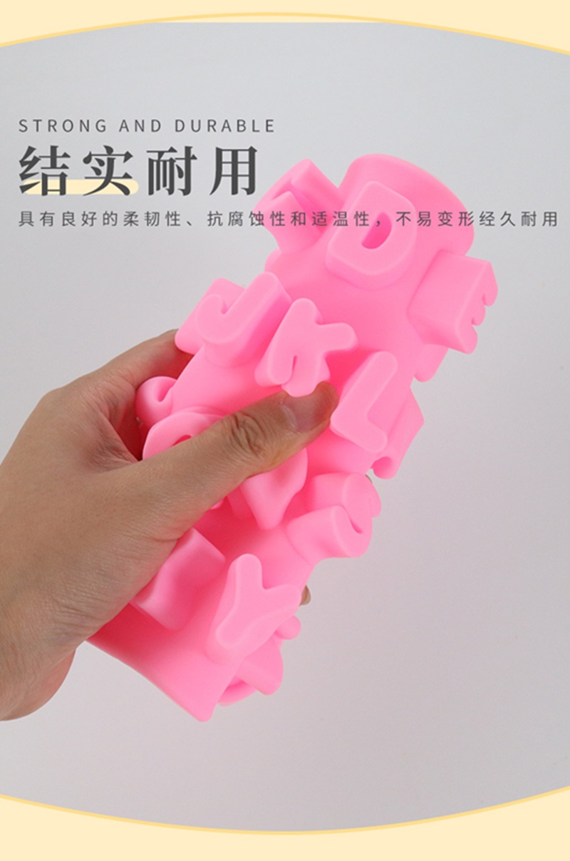 แม่พิมพ์ซิลิโคน ภาษาอักษรพิมพ์ขนม วุ้น