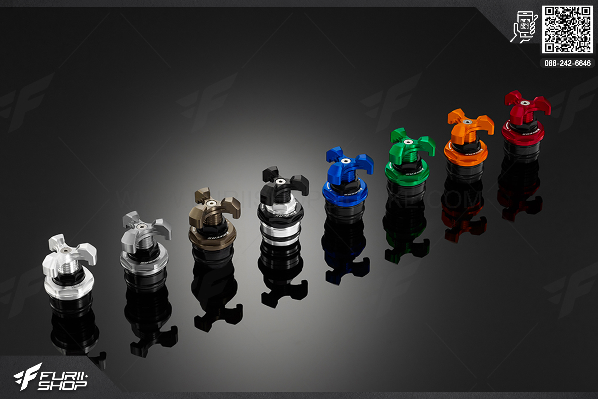 ตะเกียบหน้า Front Fork Adjusters Bikers Kawasaki Ninja300 ABS