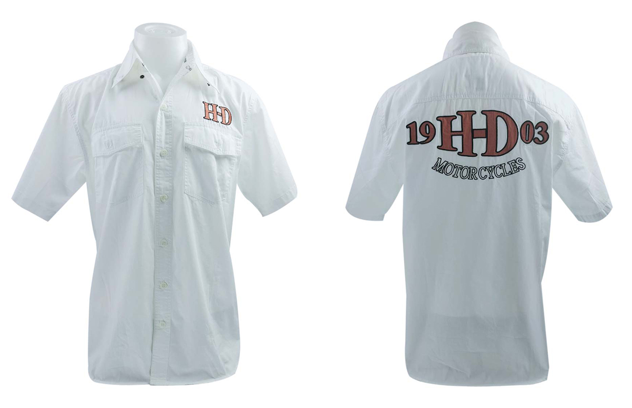 Shirt H-D เสื้อเชิ้ตแขนสั้น #97632 M,Xl