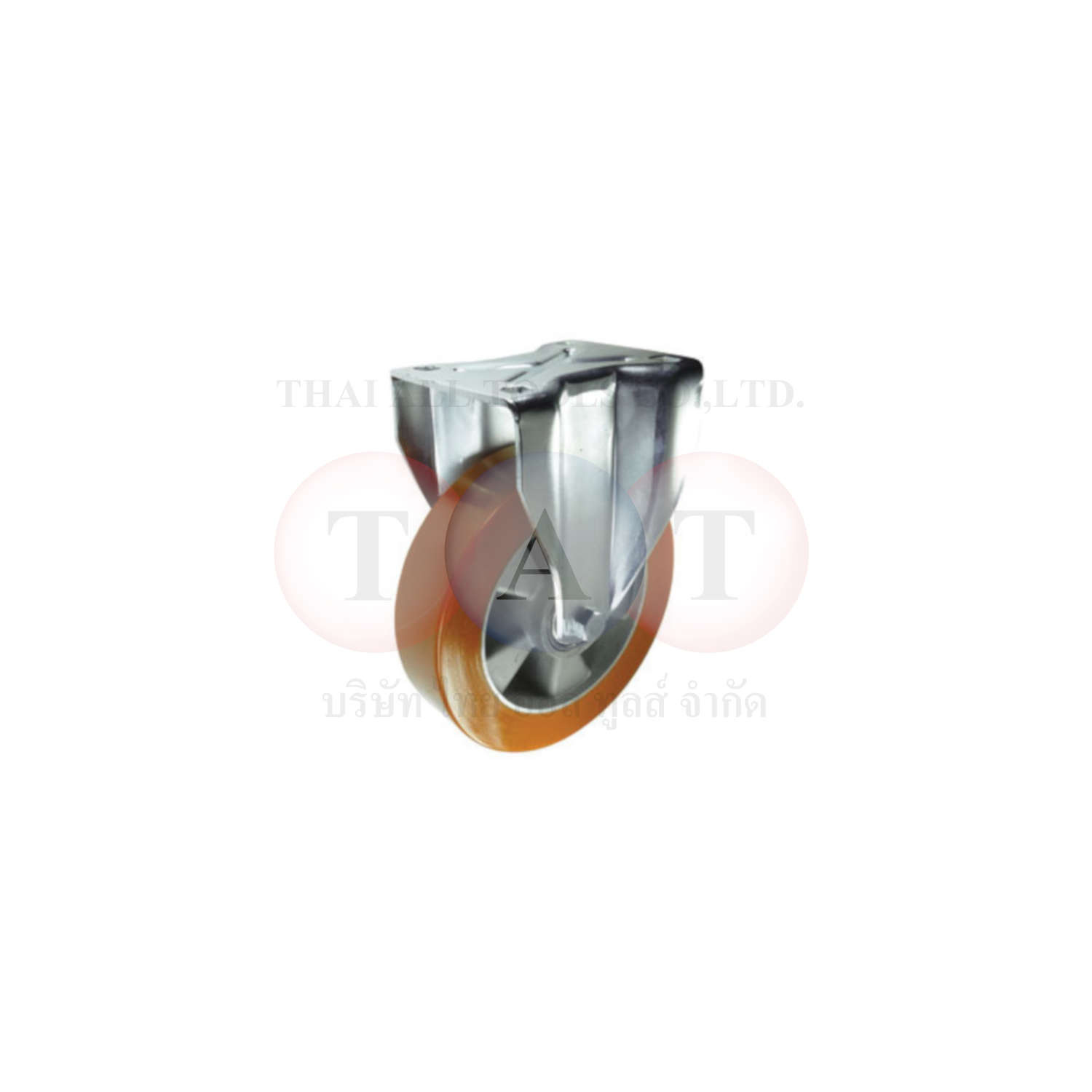 Atlas Workholders.FIXED PLATE 160mm POLYURETHANE TYRE