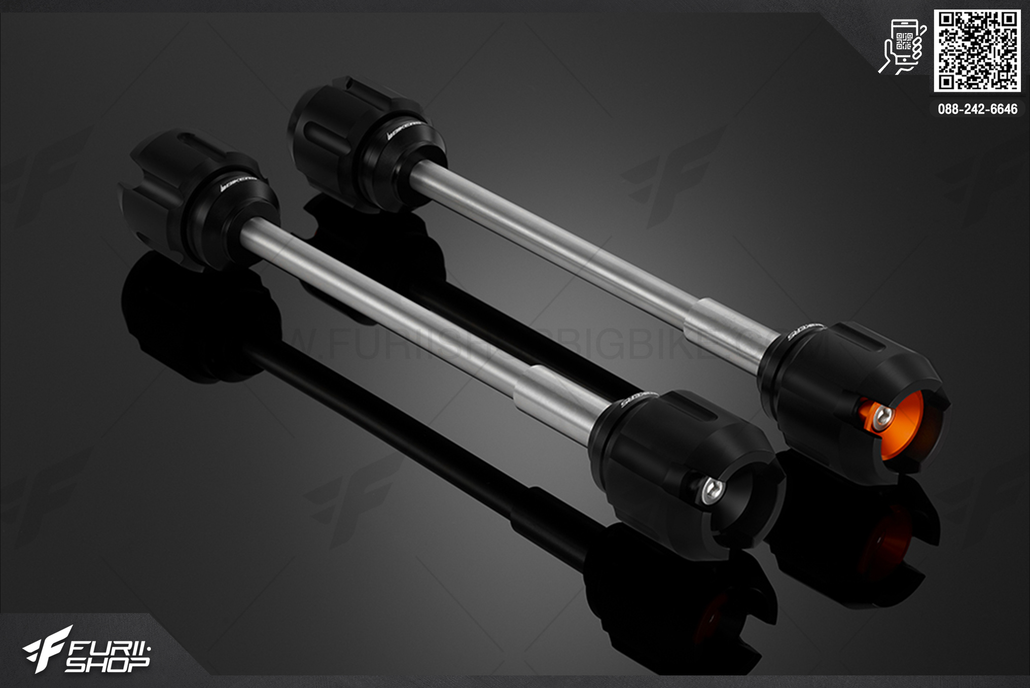 กันล้มหน้า Front Wheel Axle Protection KTM RC390 (2015-2017)
