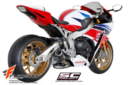 ท่อมอเตอร์ไซค์ SC PROJECT CR-T CARBON SLIP-ON FOR HONDA CBR1000RRท่อแต่ง ท่อสูตร ท่อบิ๊กไบค์ ท่อBigbike ท่อไอเสีย