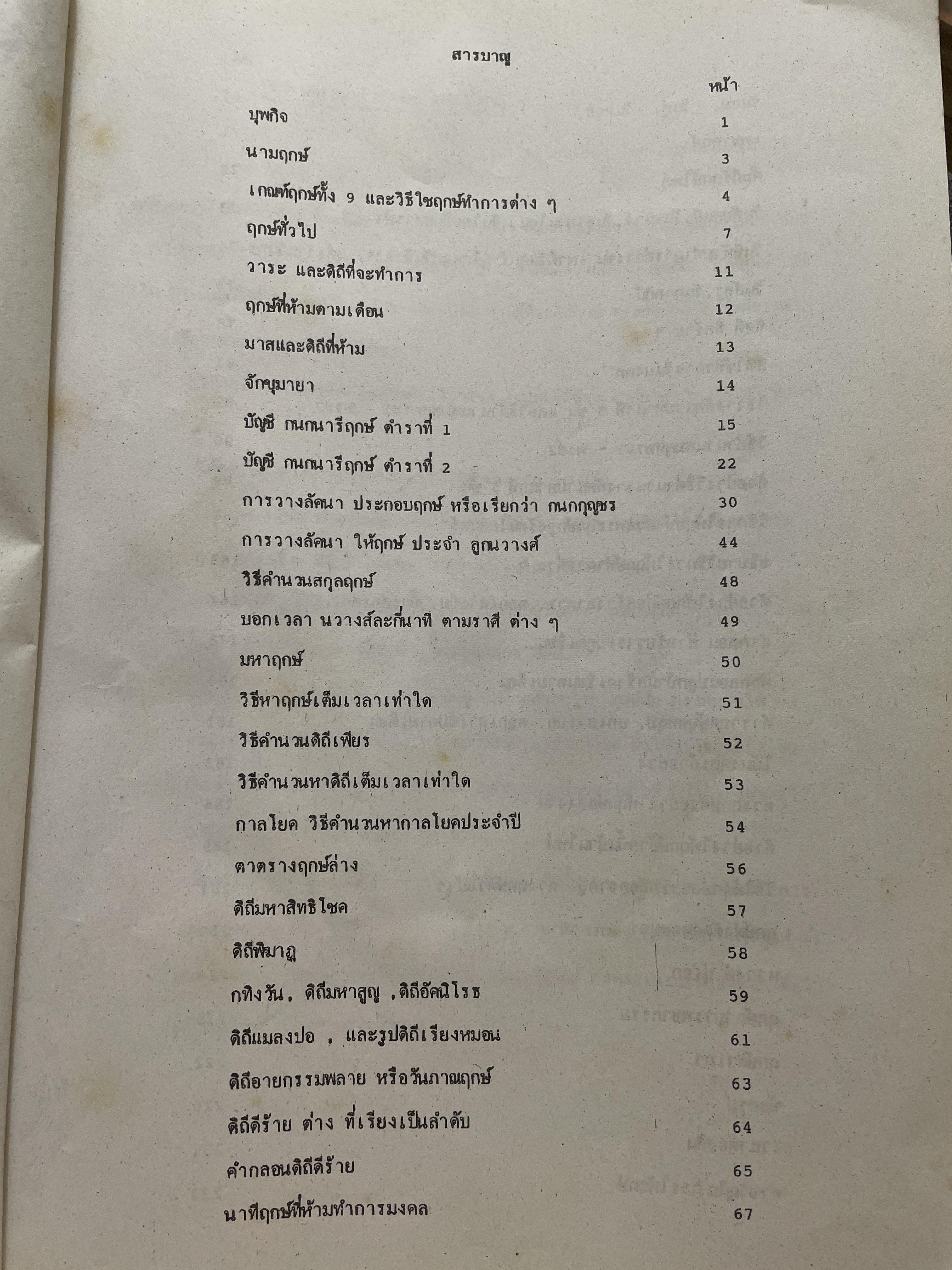 ตำราฤกษ์ แนะแนาทางวิธิให้ฤกษ์ สำหรับนักศึกษาโหราศาสตร์ไทย รวบรวมและเรียบเรื่องโดย สมพงษ์ ปิยะลาภา 3 กก.