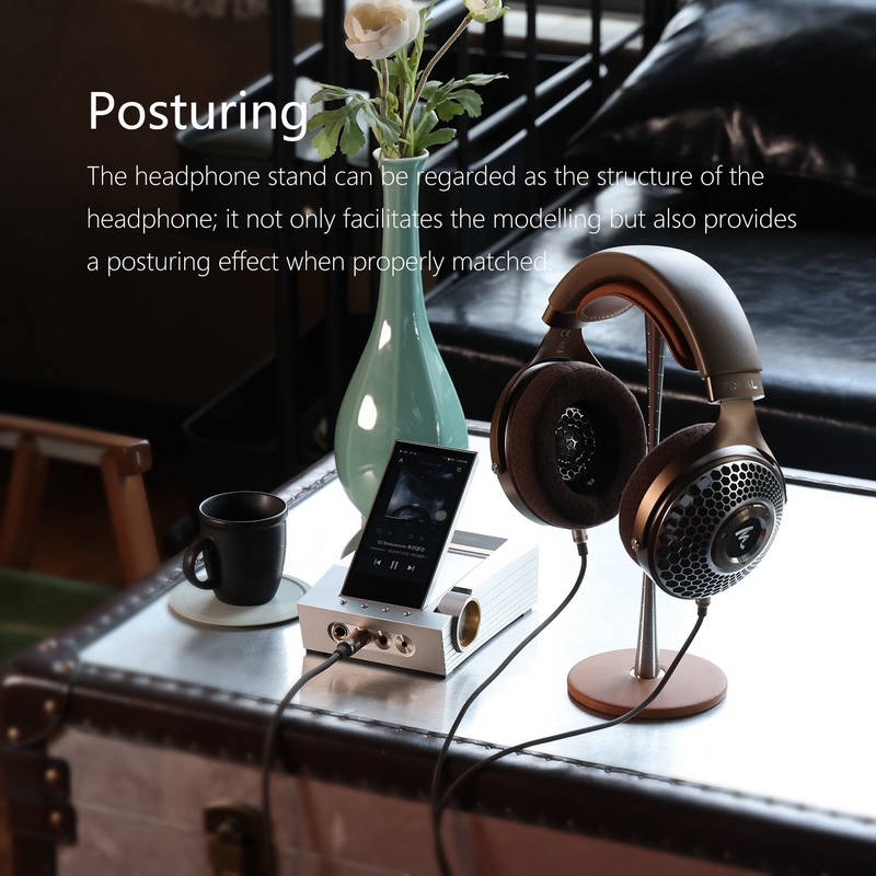 ขาย DD HS270 ขาตั้งหูฟัง Headphone หนังแท้ สำหรับหูฟังทุกรุ่น
