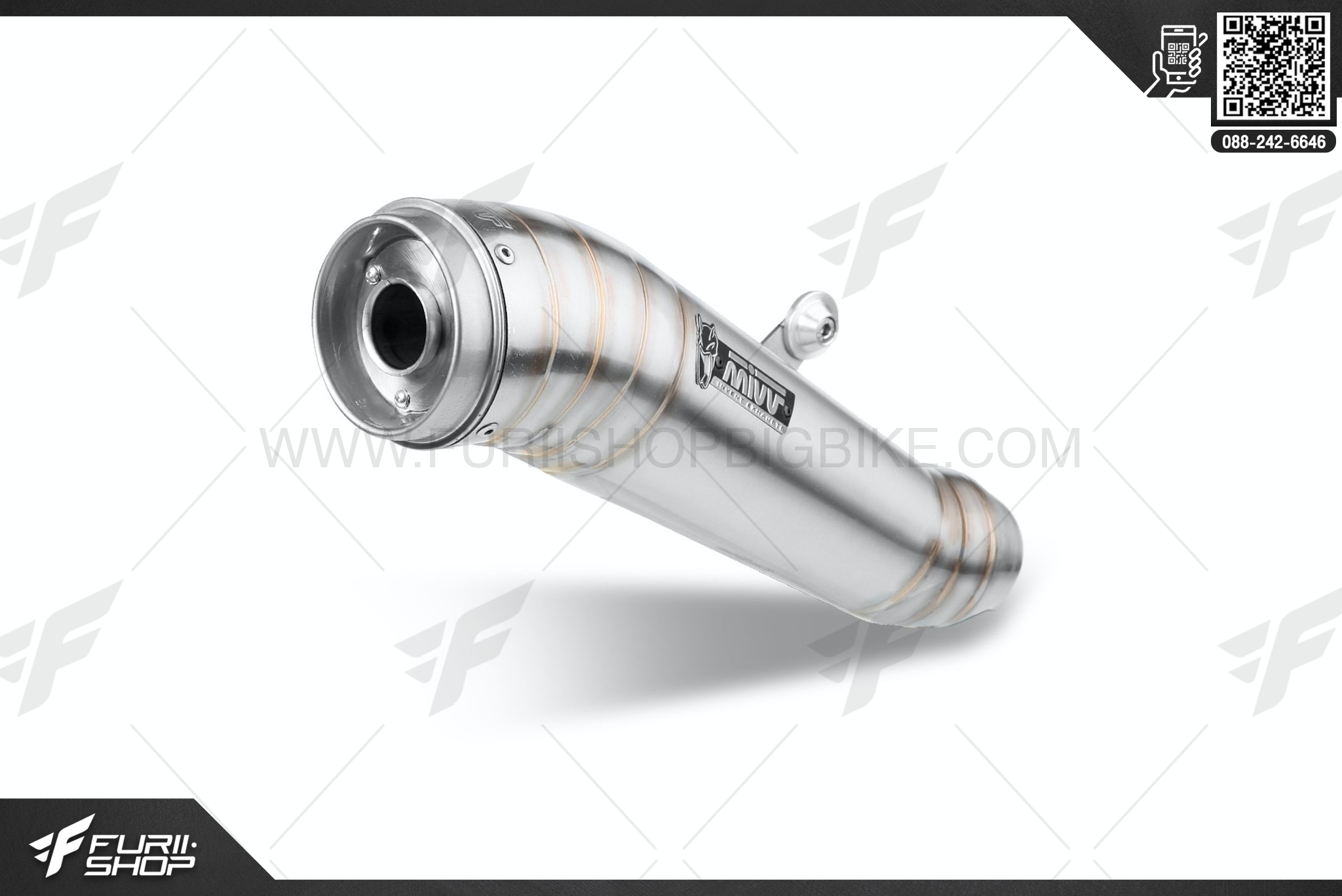 ท่อมอเตอร์ไซค์ MIVV GHIBLI STAINLESS STEEL FOR KAWASAKI Z1000 2014+ ท่อแต่ง ท่อสูตร ท่อบิ๊กไบค์ ท่อBigbike ท่อไอเสีย