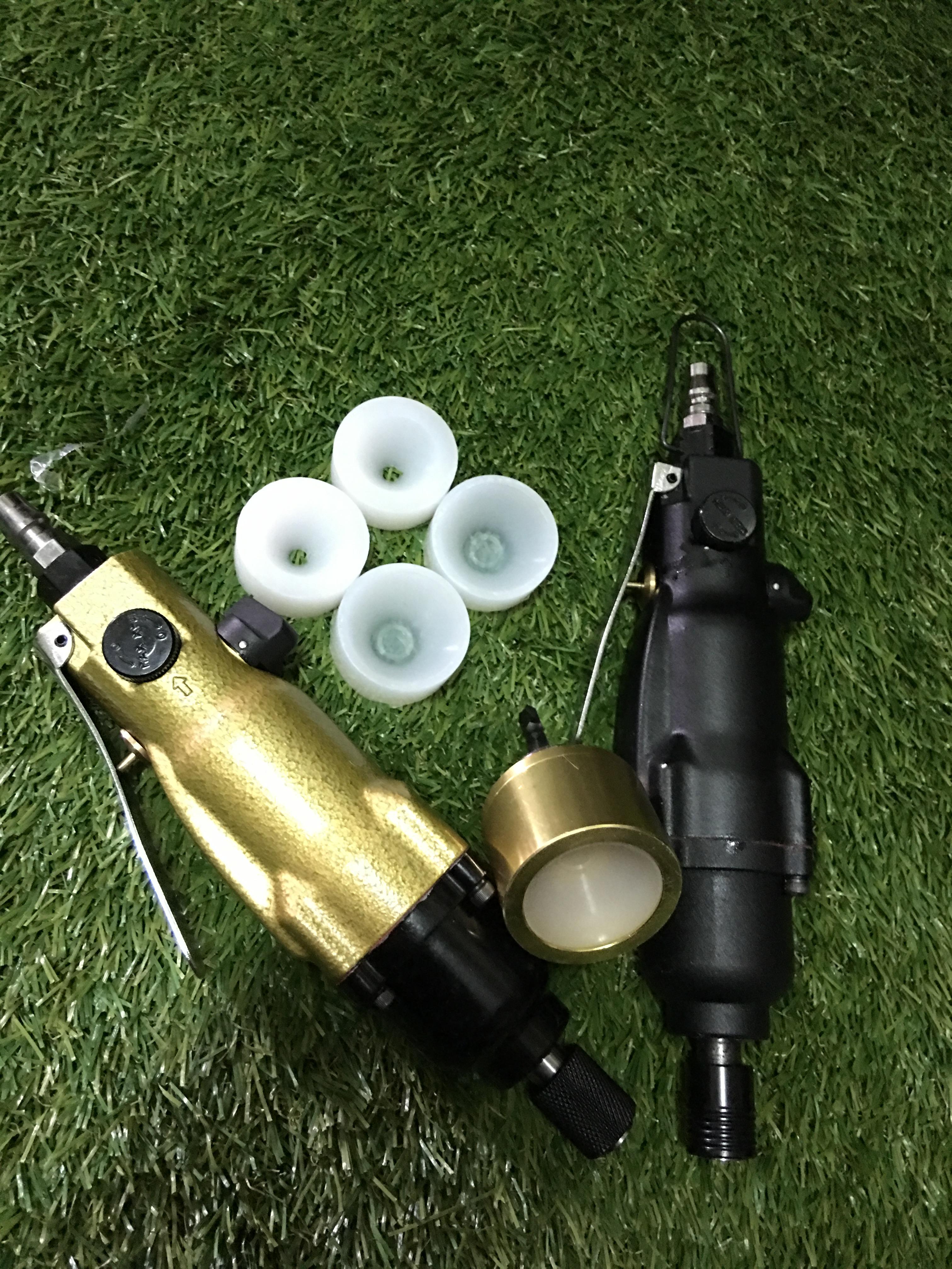 เครื่องขันฝาขวดน้ำ(ทั้งชุดรวมปั๊มลม 25 ลิตร)