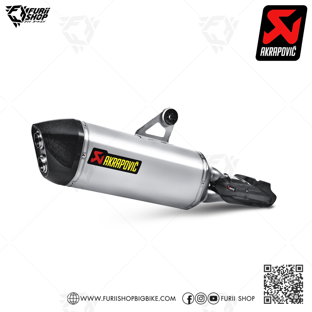 ท่อ Akrapovic Slip on Titanium for BMW R1200GS /Adventure LC 13-18