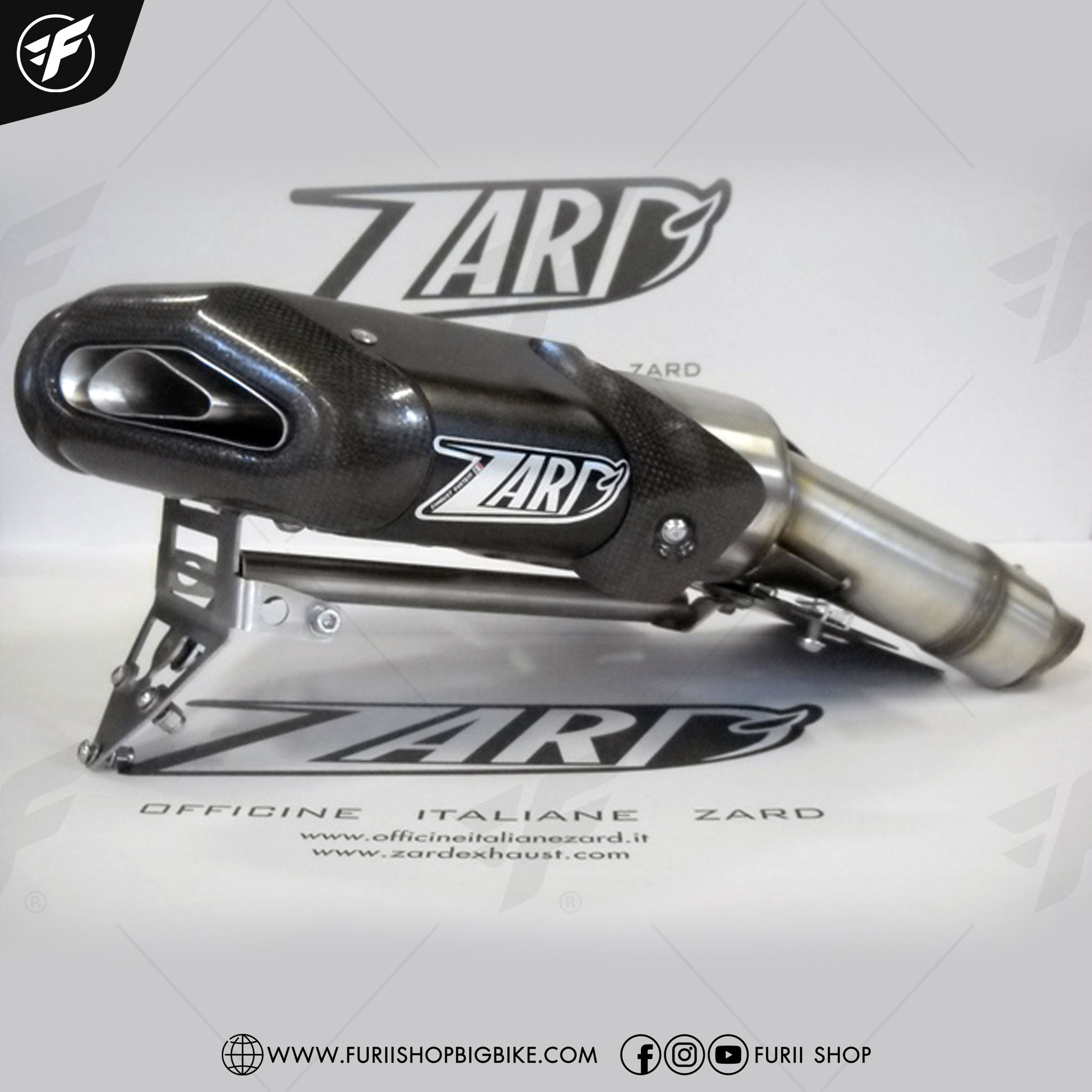 ท่อ ZARD PENTA SLIP ON FOR Ducati Diavel 2011-2018
