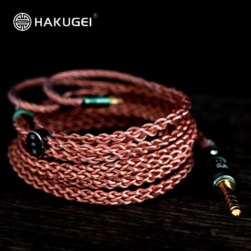 Hakugei Healer สายอัพเกรดหูฟัง Litz OCC ถัก ความบริสุทธิ์สูง