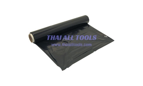 ฟิล์มพันพาเลท 400mm x 300m 25micon BLACK STRETCH WRAP ROLL AVON