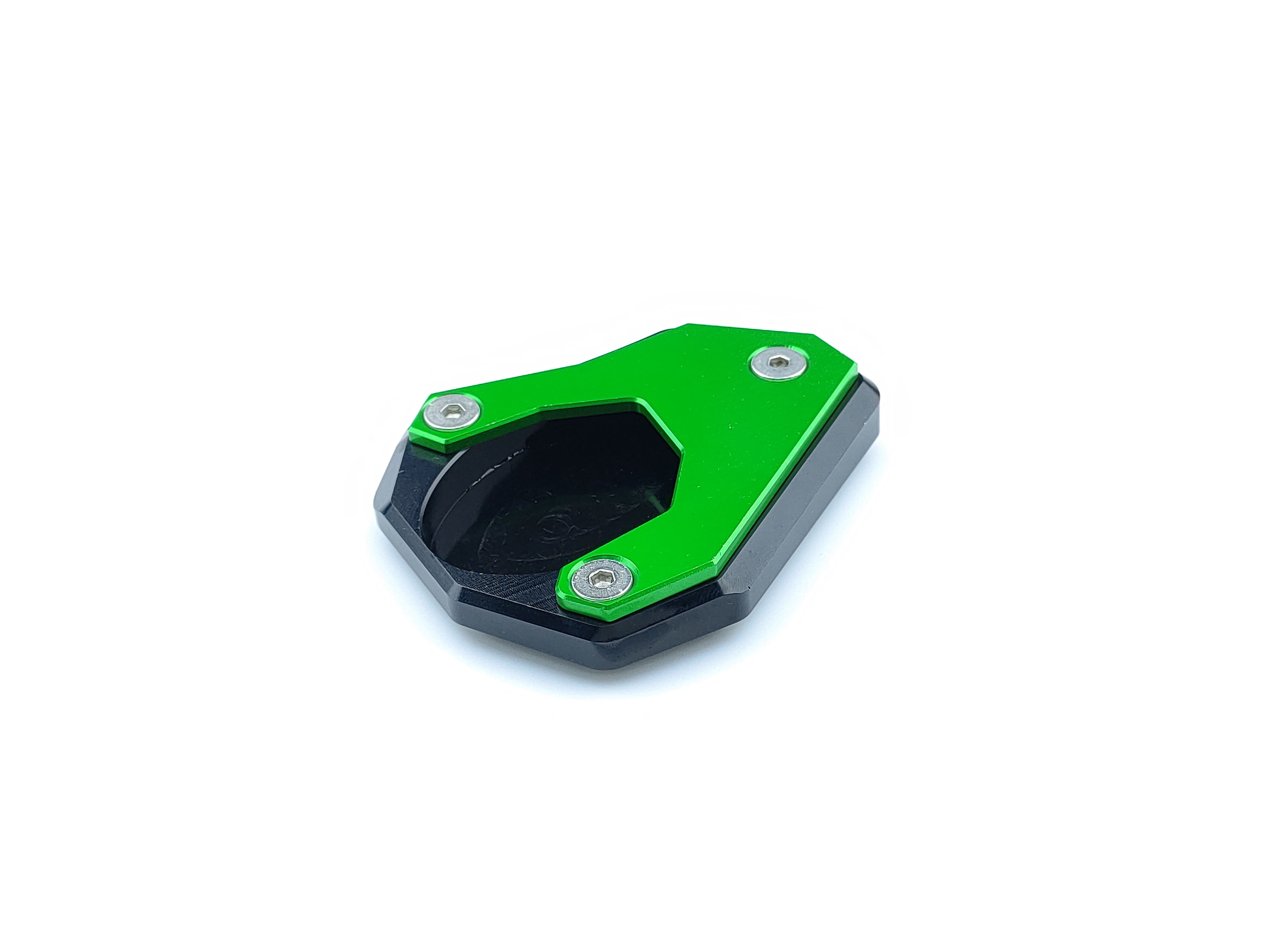 ตีนเป็ด แผ่นรองขาตั้ง Ninja400,Z400 2018-2021 งานCNCอลูมิเนียมคุณภาพสูงแข็งแรงทนทาน