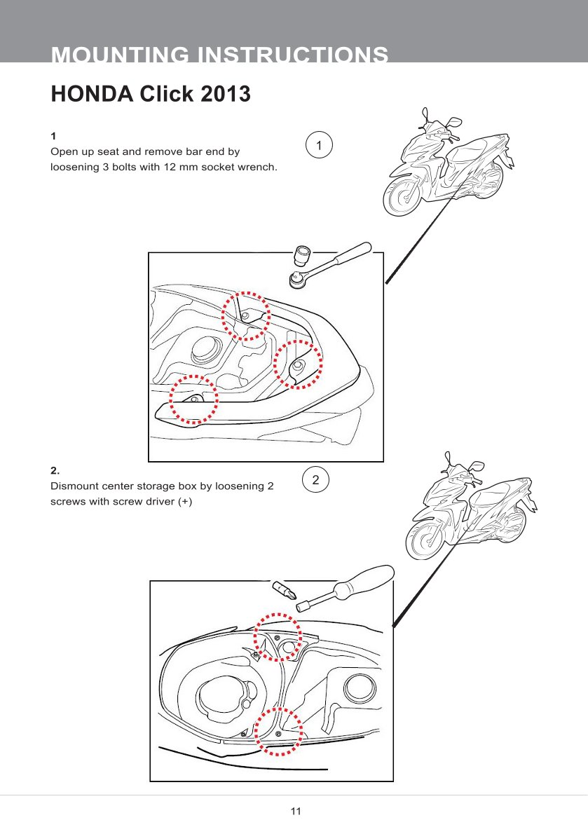 โช๊คหลังแต่ง Ohlins HO545 For Honda Click 125i ปี 2015-2017