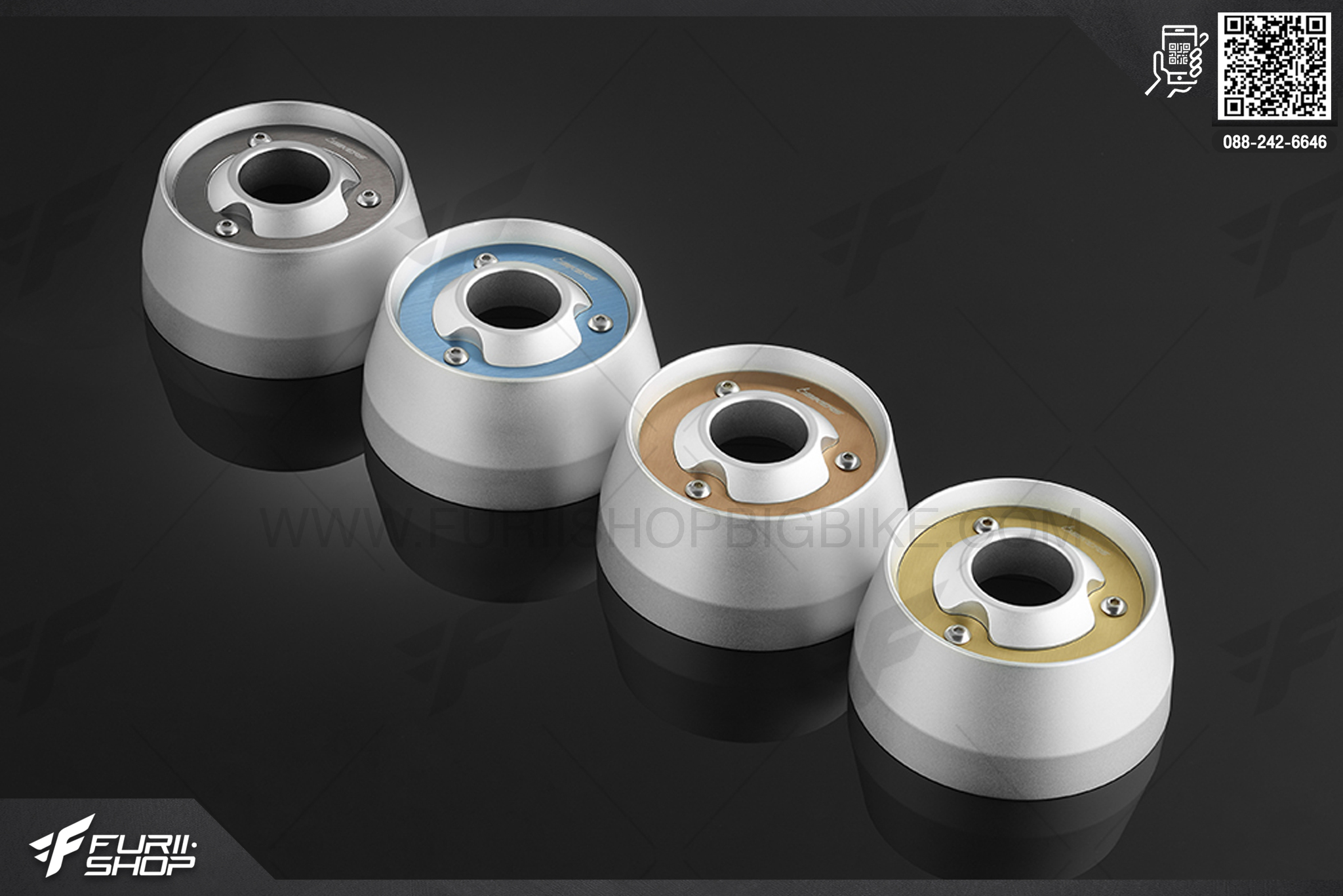 ปลายท่อ (Exhaust Cap) Bikers Honda PCX 150 (2018-2020) ท่อแต่ง ท่อสูตร ท่อบิ๊กไบค์ ท่อBigbike ท่อไอเสีย