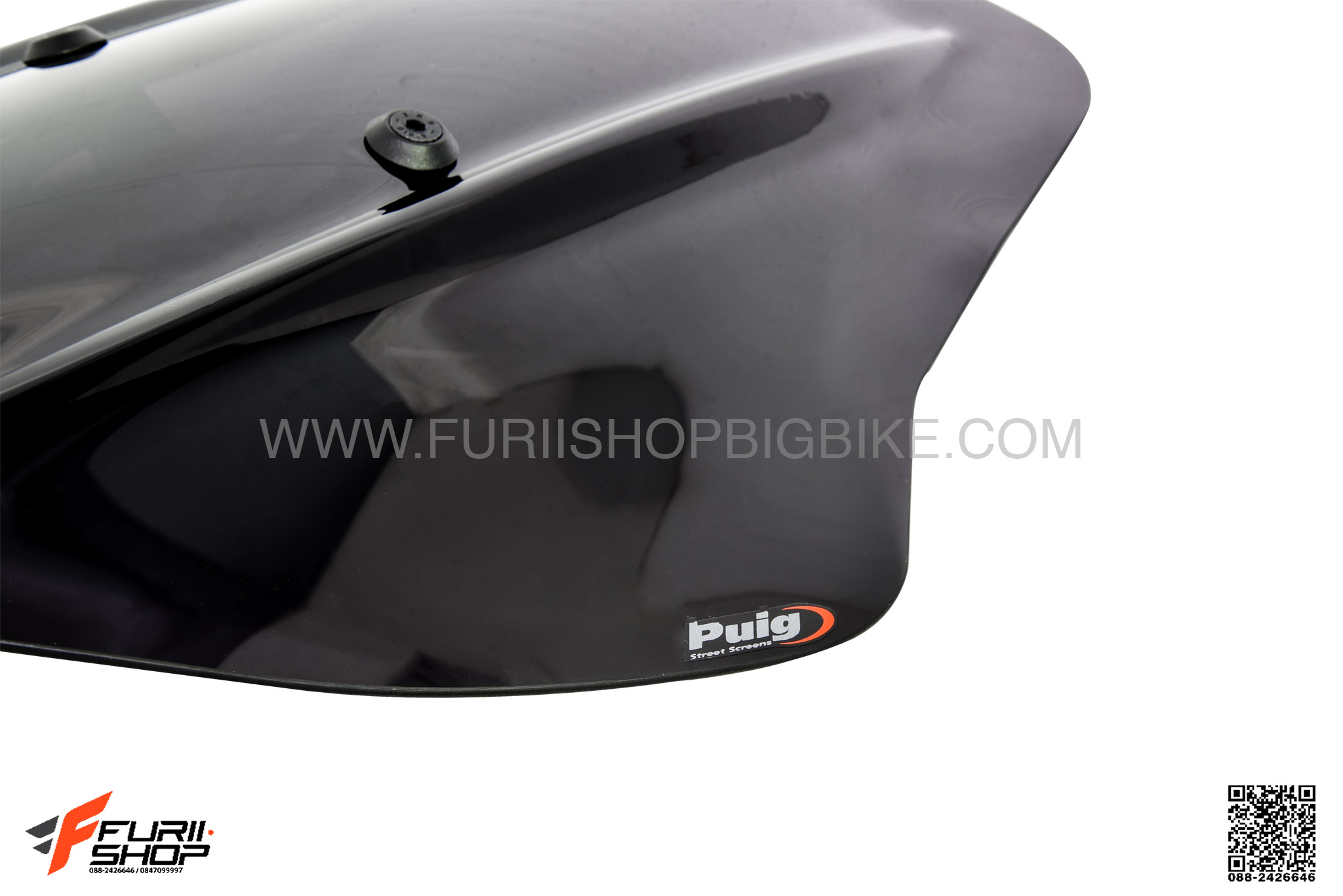 ชิวหน้า PUIG TOURING WINDSHIELD SMOKE FOR DUCATI DIAVEL 14-15