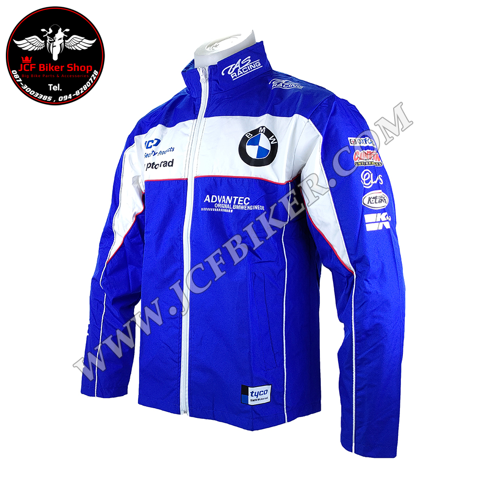 เสื้อฮู้ดมอเตอร์ไซค์ เสื้อฮู้ดบิ๊กไบค์ ผ้าร่ม 100% โมโตจีพี BMW