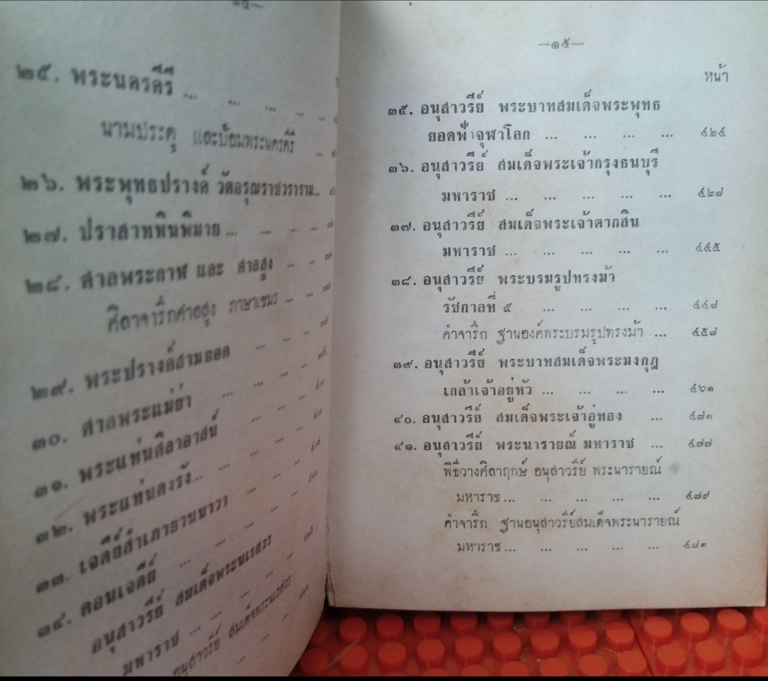 ปูชนียสถาน โบราณวัตถุไทย (50 กว่ารายการ มีภาพประกอบเยอะมาก) โดย สมพงษ์ เกรียงไกรเพชร หนังสือห้องสมุด สภาพดี